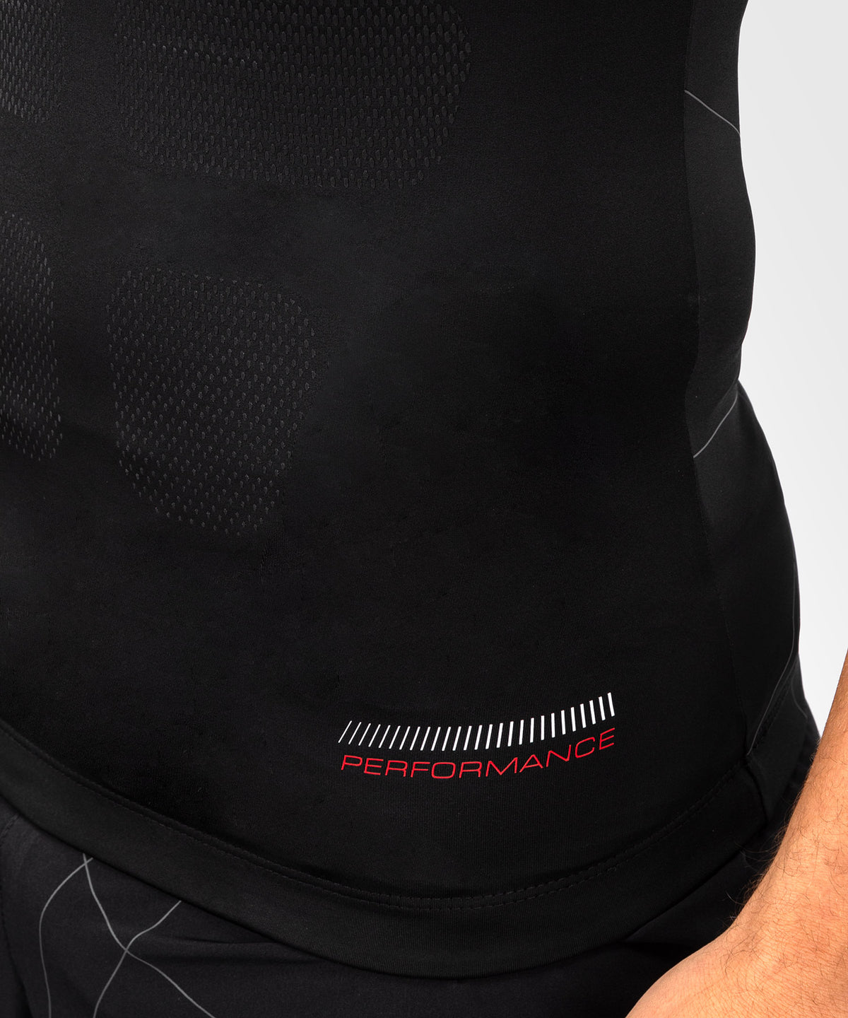 Venum Tactical XT Rashguard senza maniche - Nero/Rosso Fuoco