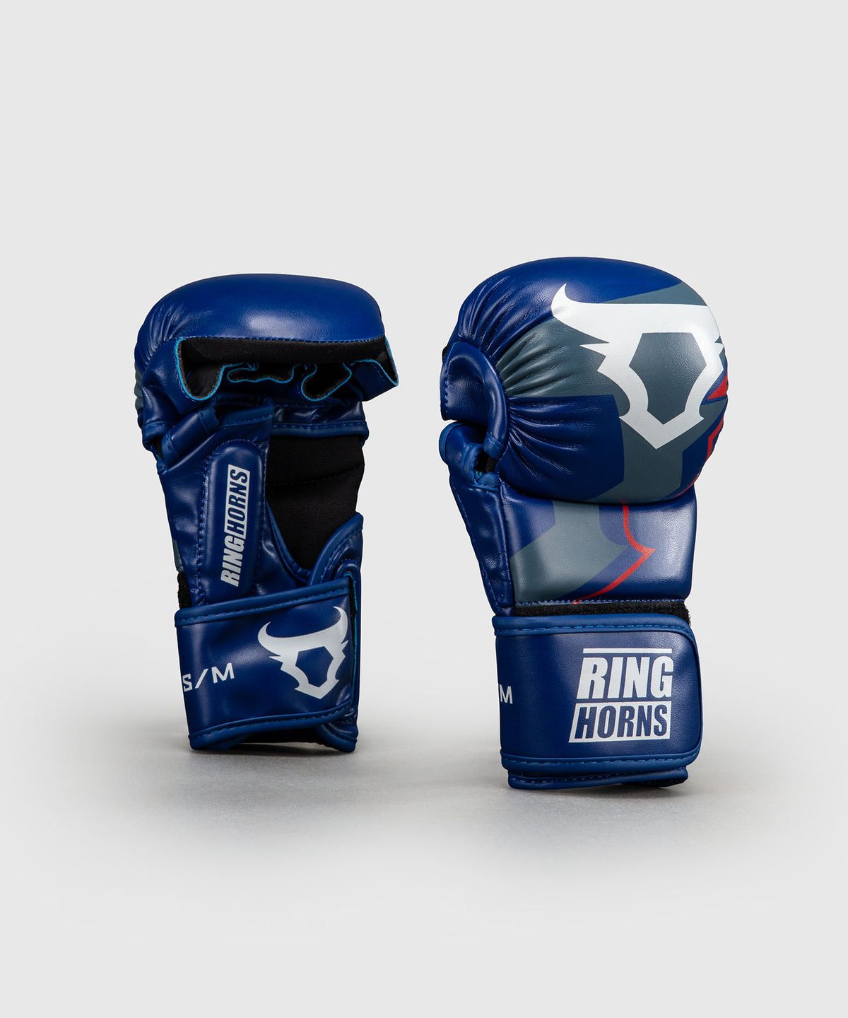 Gants de sparring MMA Ringhorns Charger by Venum - Bleu marine/Rouge