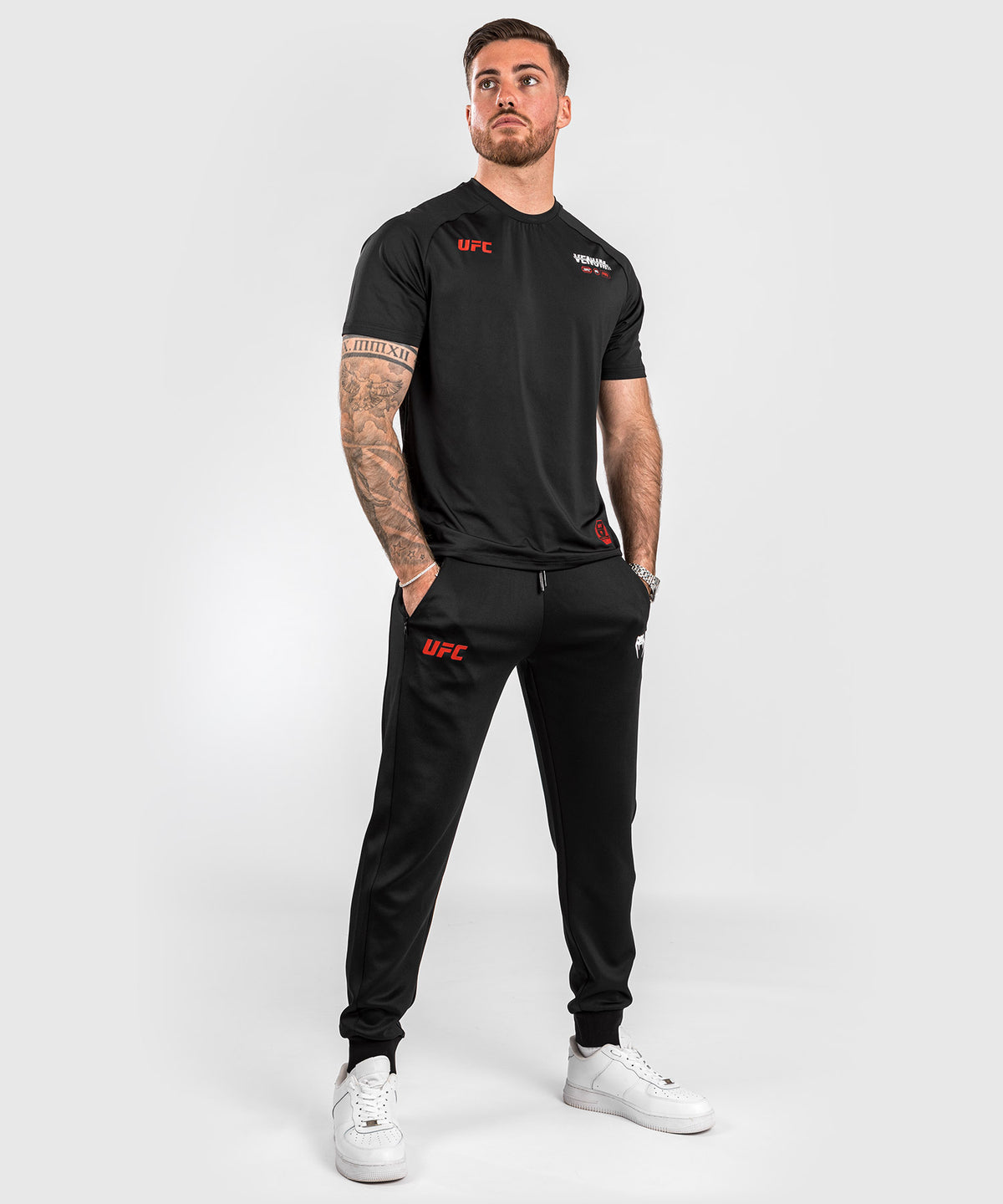 UFC Adrenaline by Venum Fight Week Pantaloni da jogging performanti da Uomo - Nero