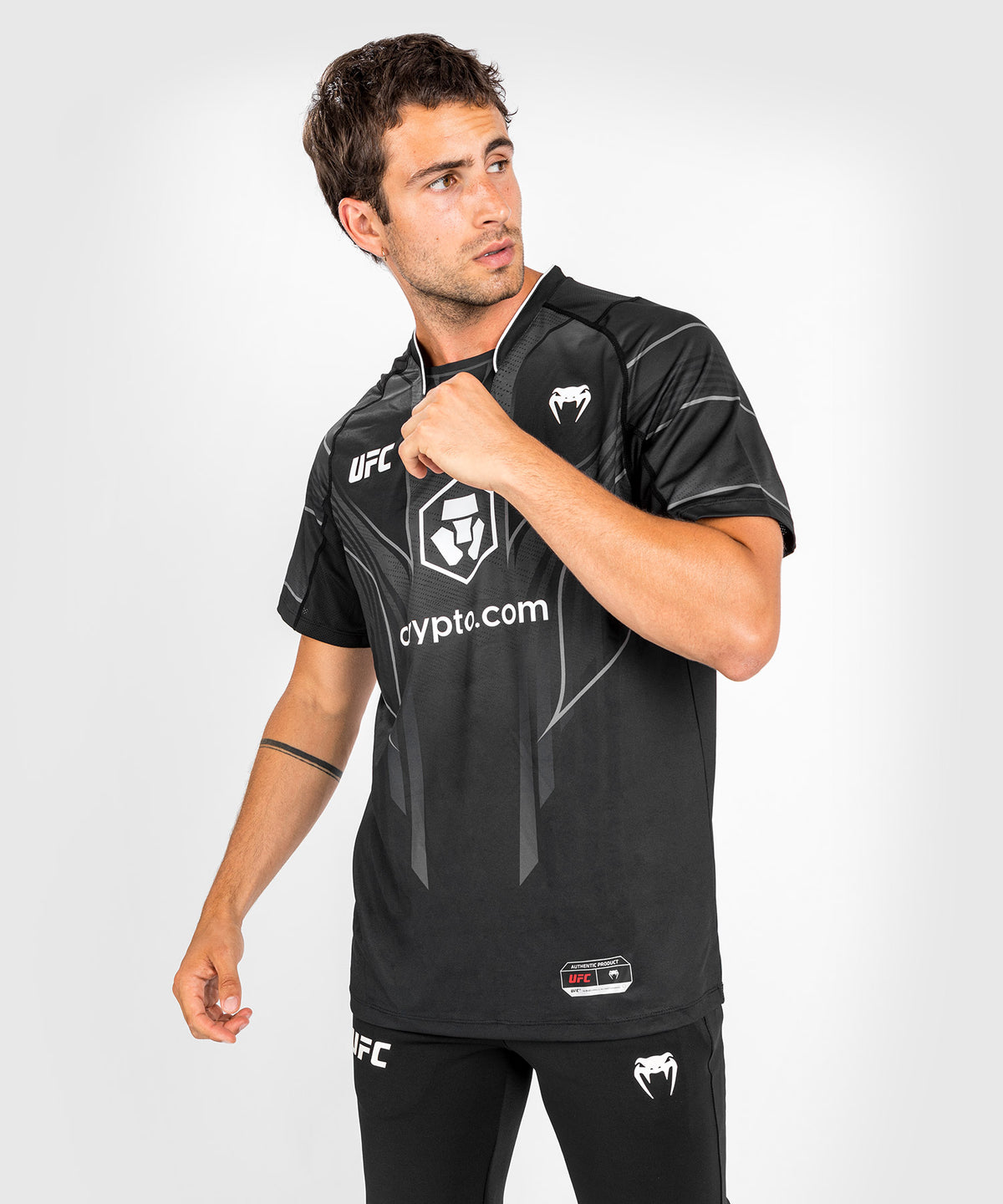 Maglia UFC Venum Authentic Fight Night 2.0 Uomo - Nero