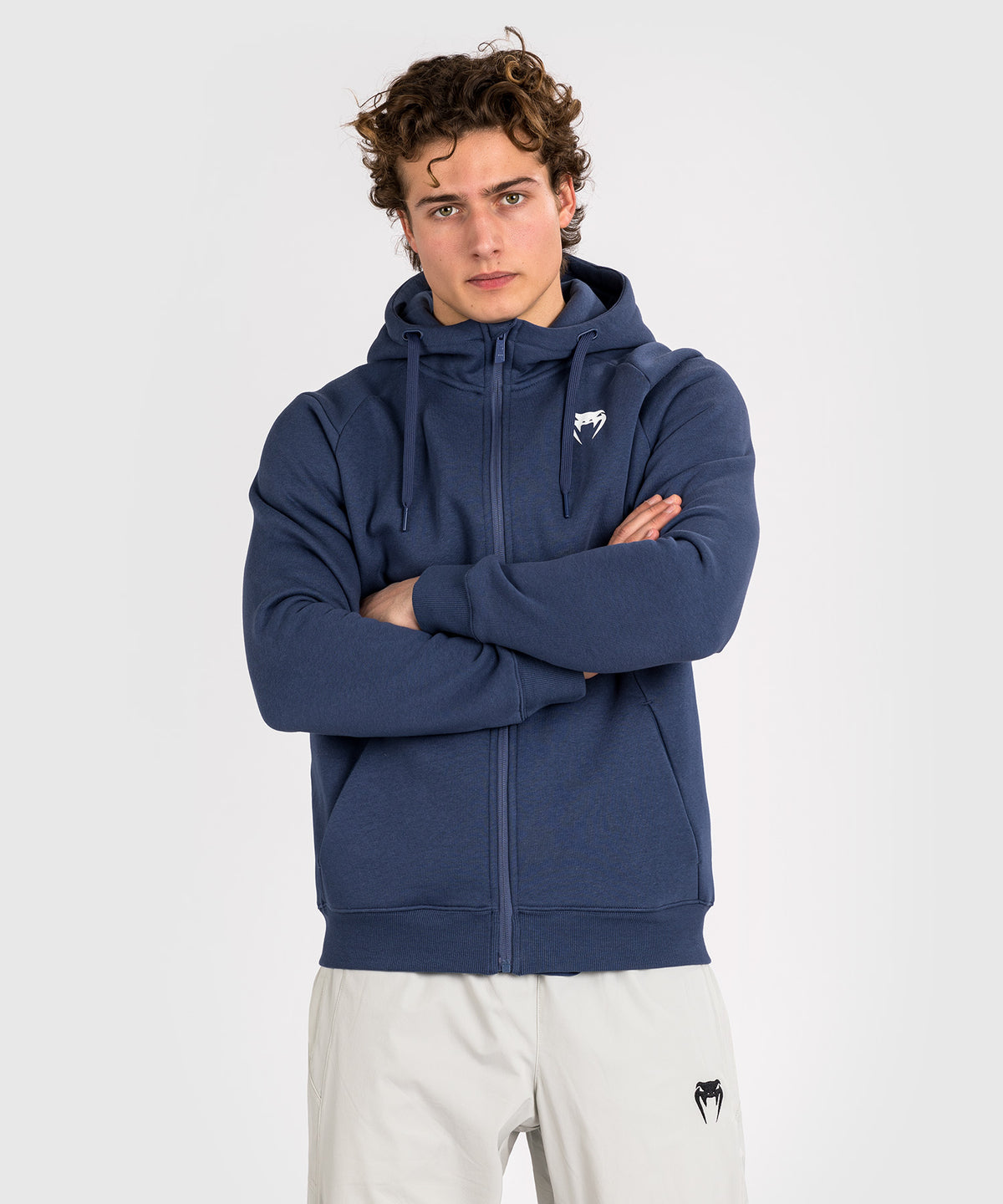 Venum Strikeland Kapuzenpullover mit Reißverschluss - Marineblau