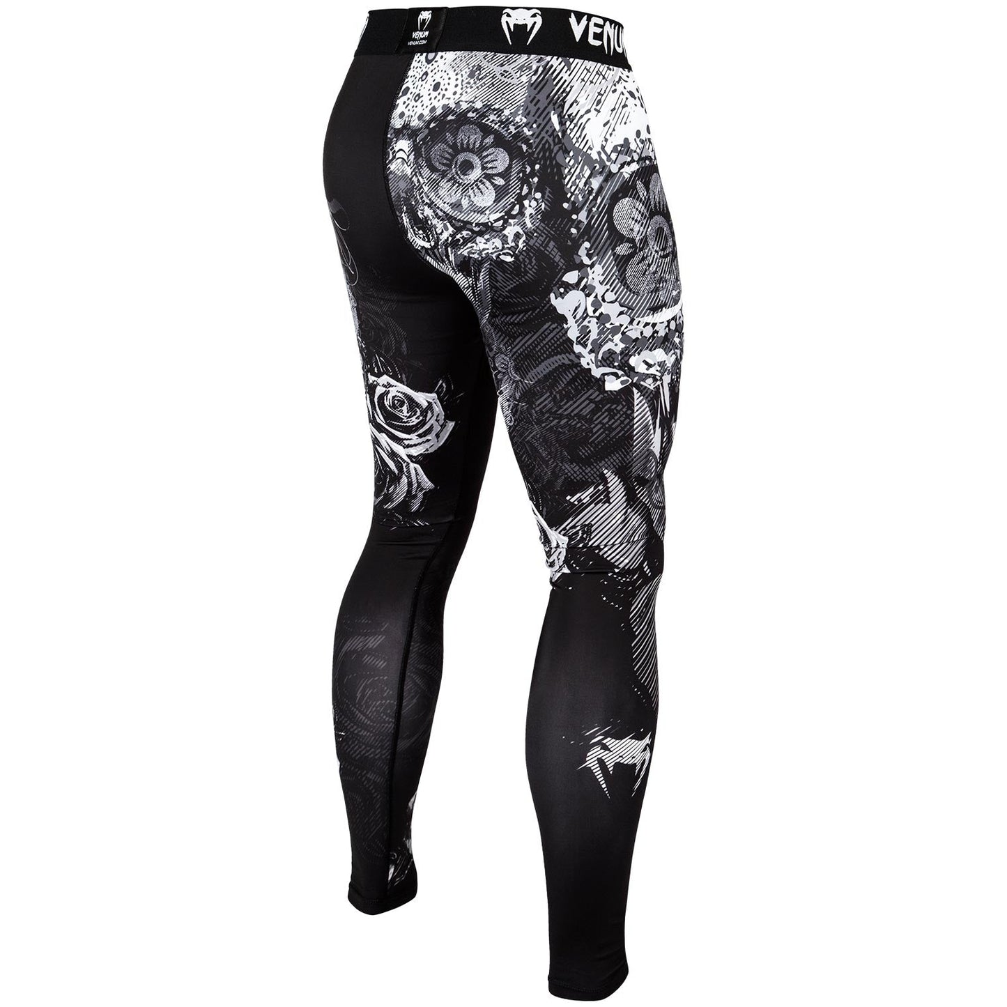Pantalon de Compression Venum Santa Muerte 3.0 - Noir/Blanc