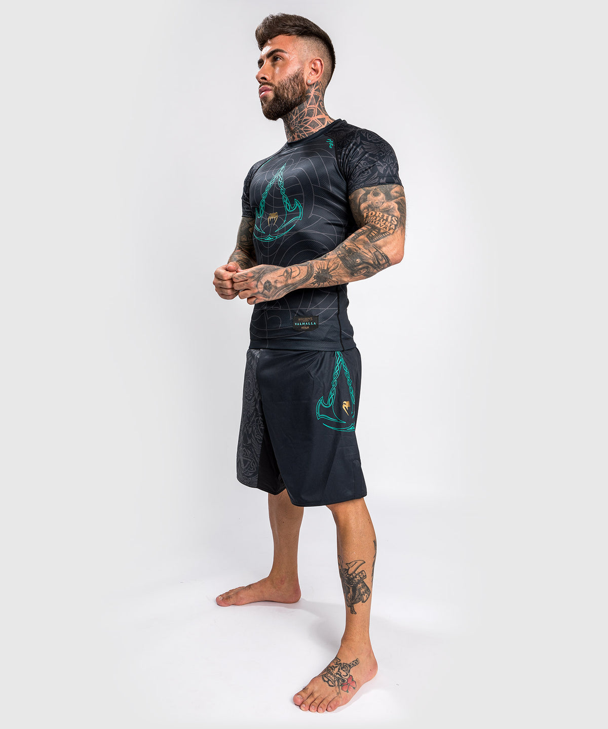 Rashguard Venum Assassin's Creed Reloaded - Mangas cortas - Negro