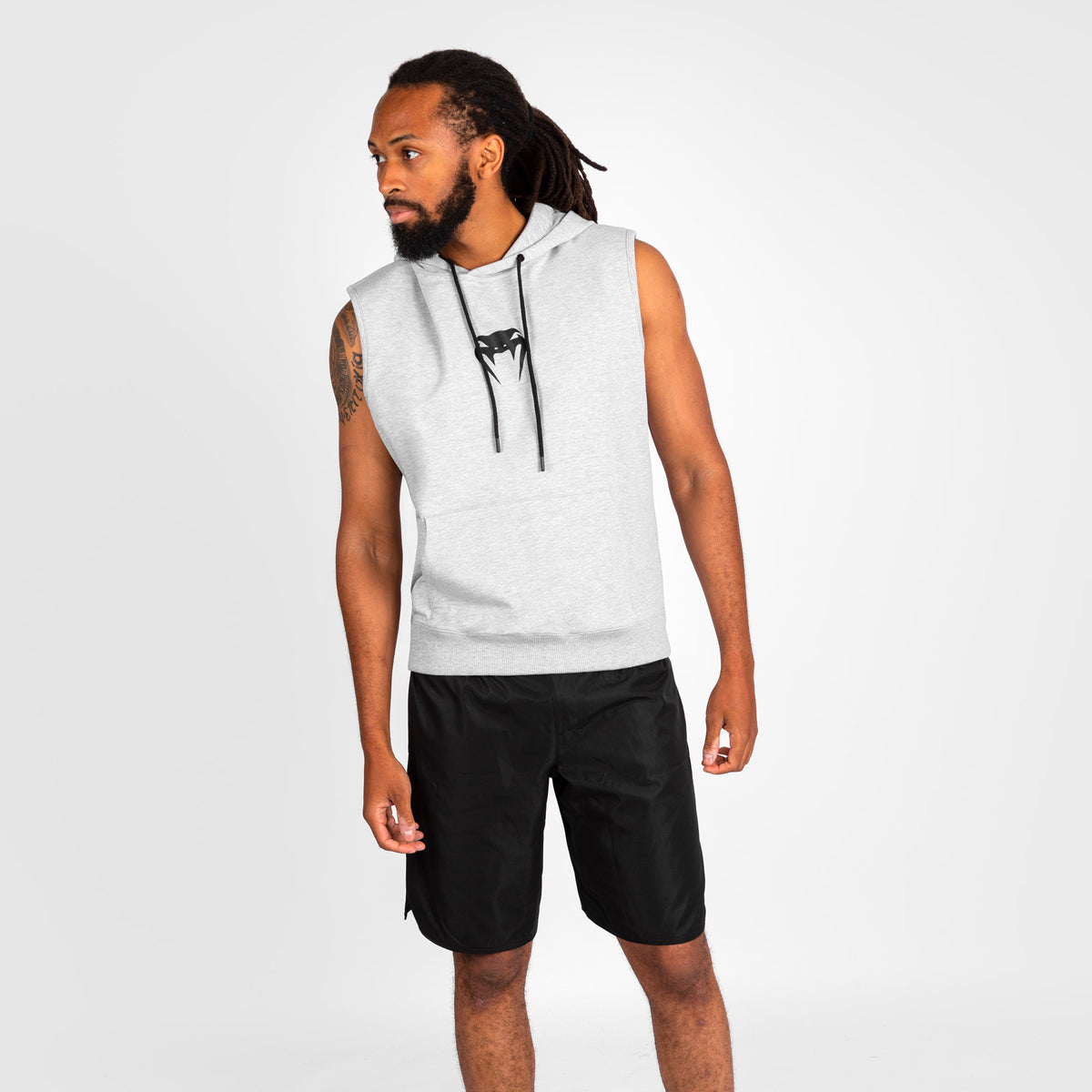 Sweat à capuche Sans Manches Venum – Gris