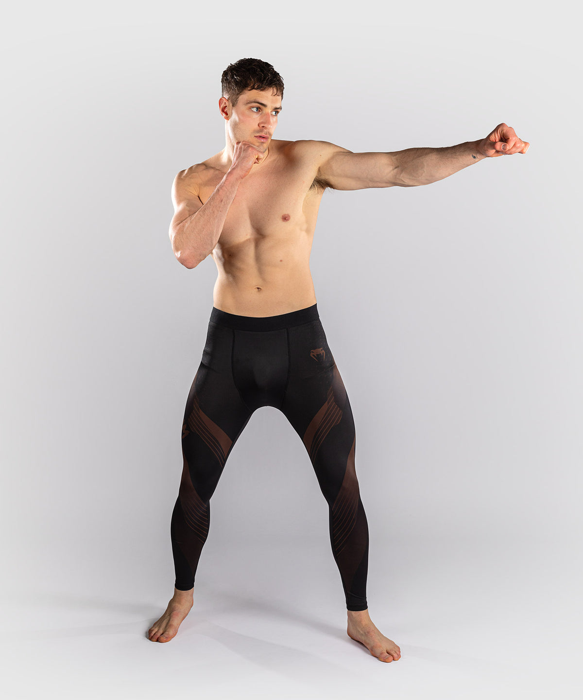 Pantalon de compression Venum No-Gi 6.0 - Noir/Marron