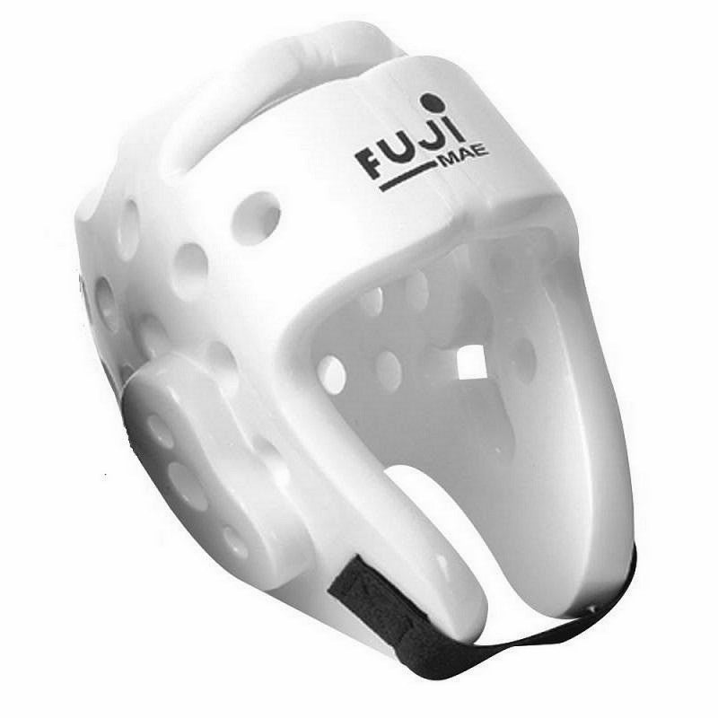 Fujimae WT Casco de Taekwondo (Adulto/Niño) - Blanco