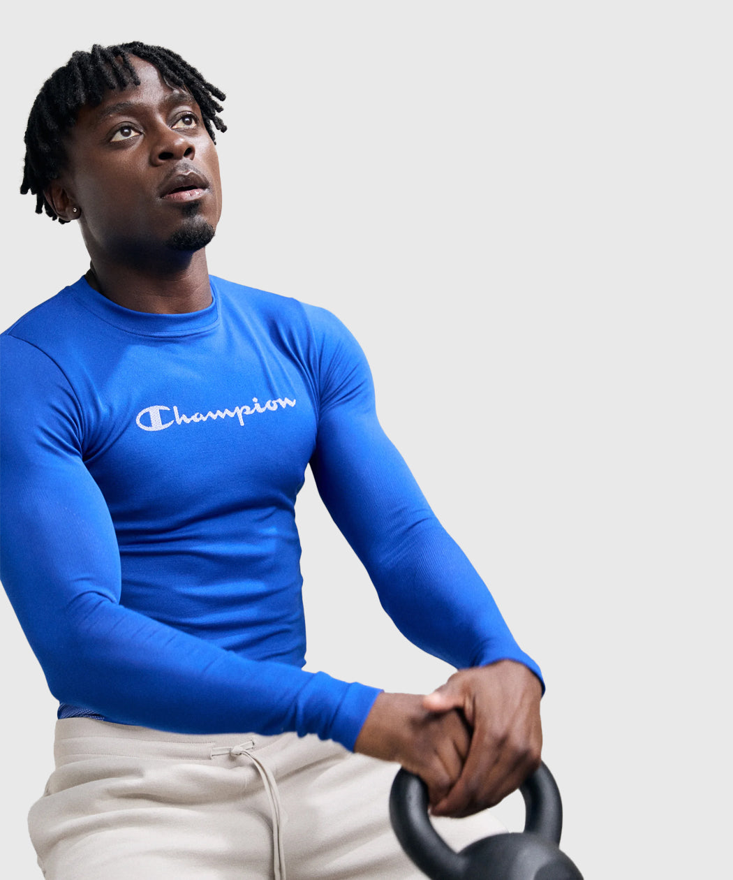 Champion Seamless T-shirt a Compressione - Blu