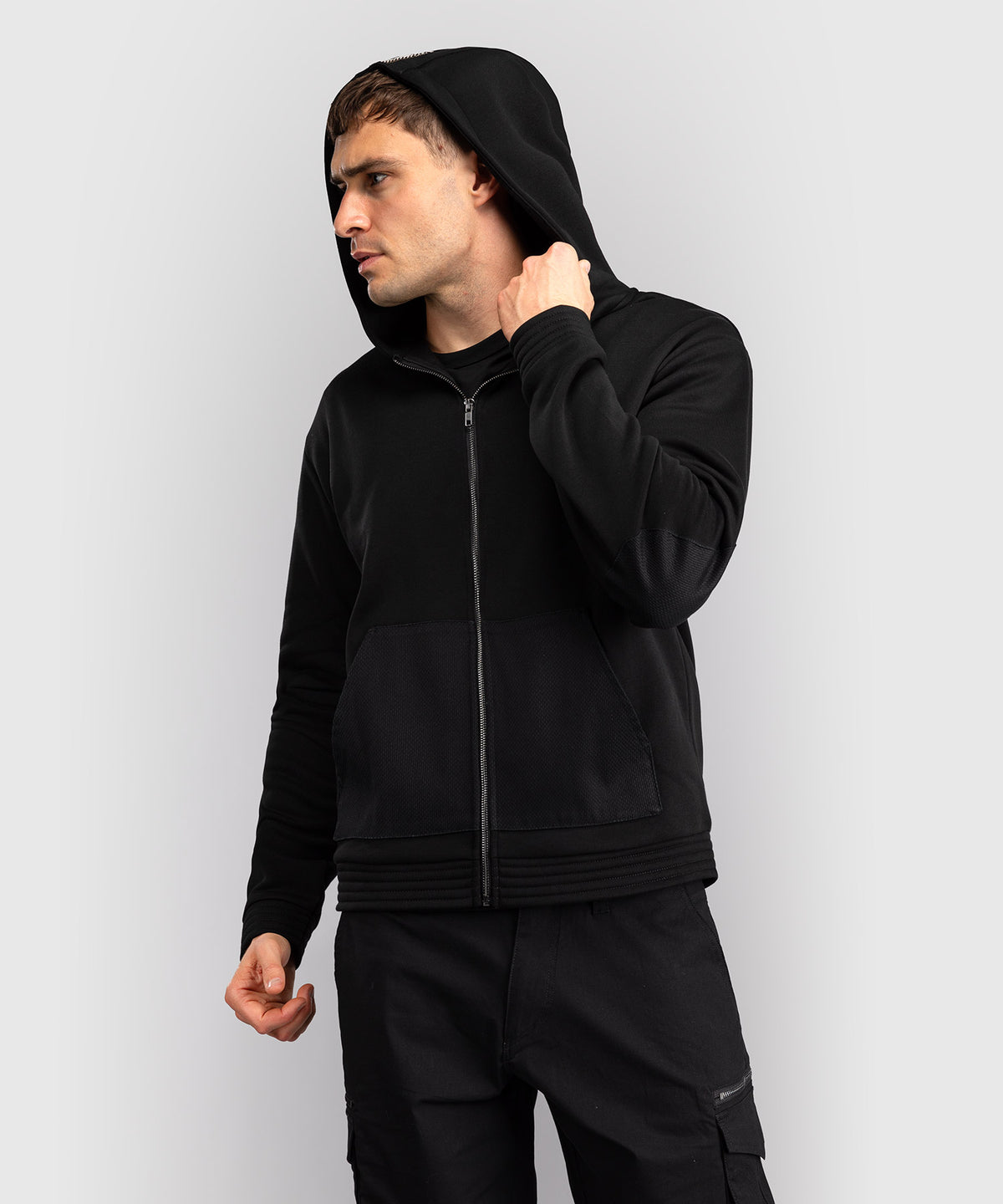 Sweat à Capuche Zippé Venum Urban Gi  – Noir