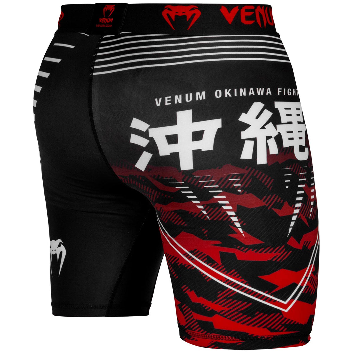 Pantaloni a compressione Venum Okinawa 2.0 - Nero/Bianco-Rosso