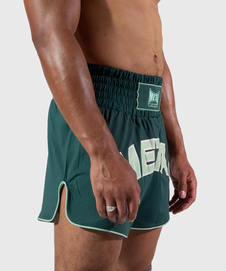 Metal Boxe One Deep Waters Muay Thai Shorts - Grün