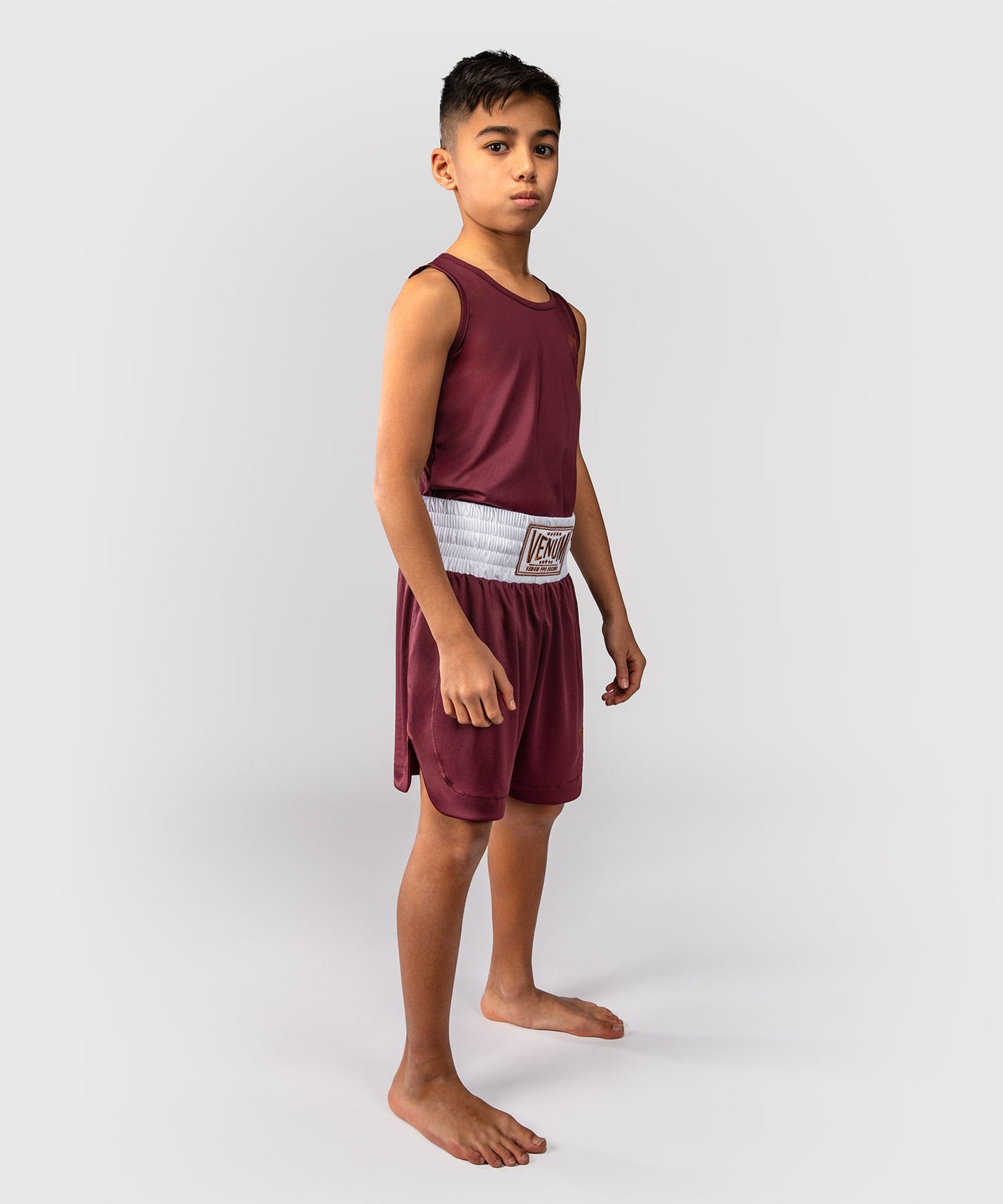 Venum Classic Short de Boxeo Para Niños – Burdeos