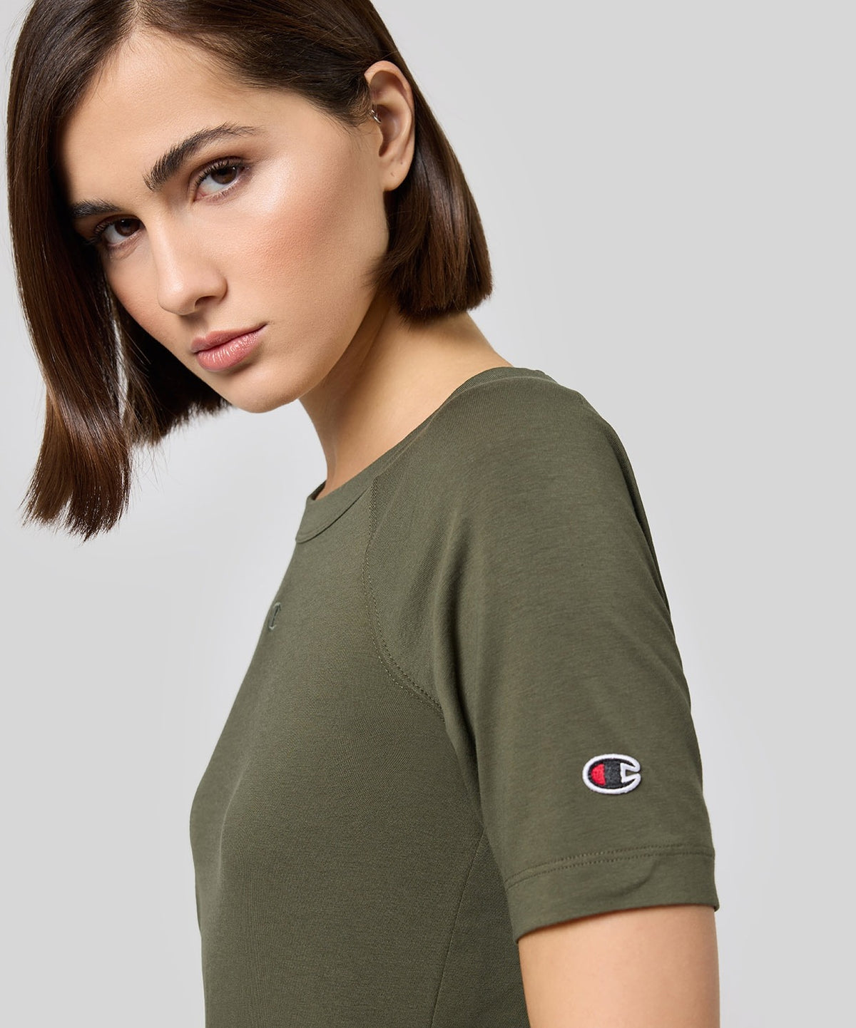 Champion T-Shirt Mujer – Caqui