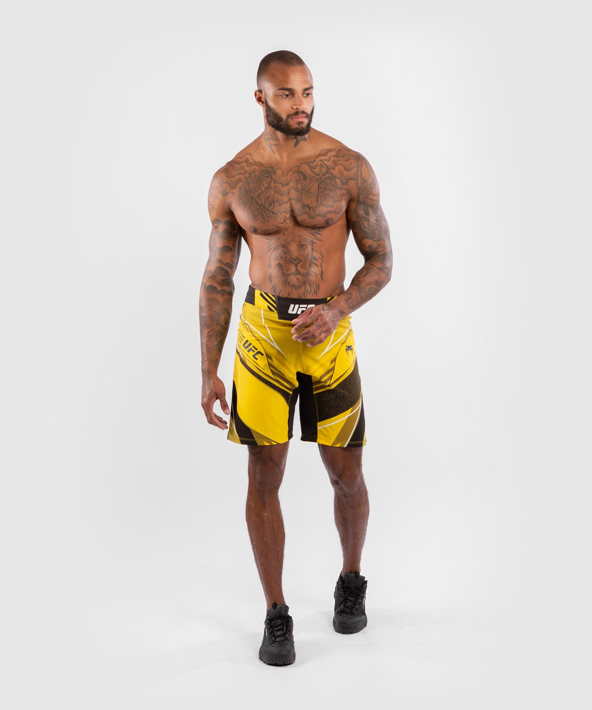 Men's UFC Fightshort Venum Authentic Fight Night - Long Cut - Yellow