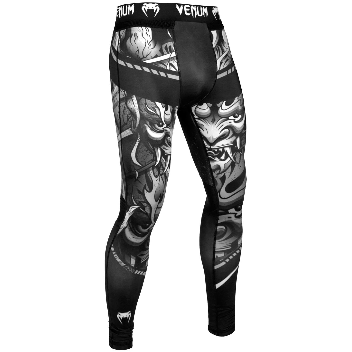 Pantalon de Compression Venum Devil - Blanc/Noir
