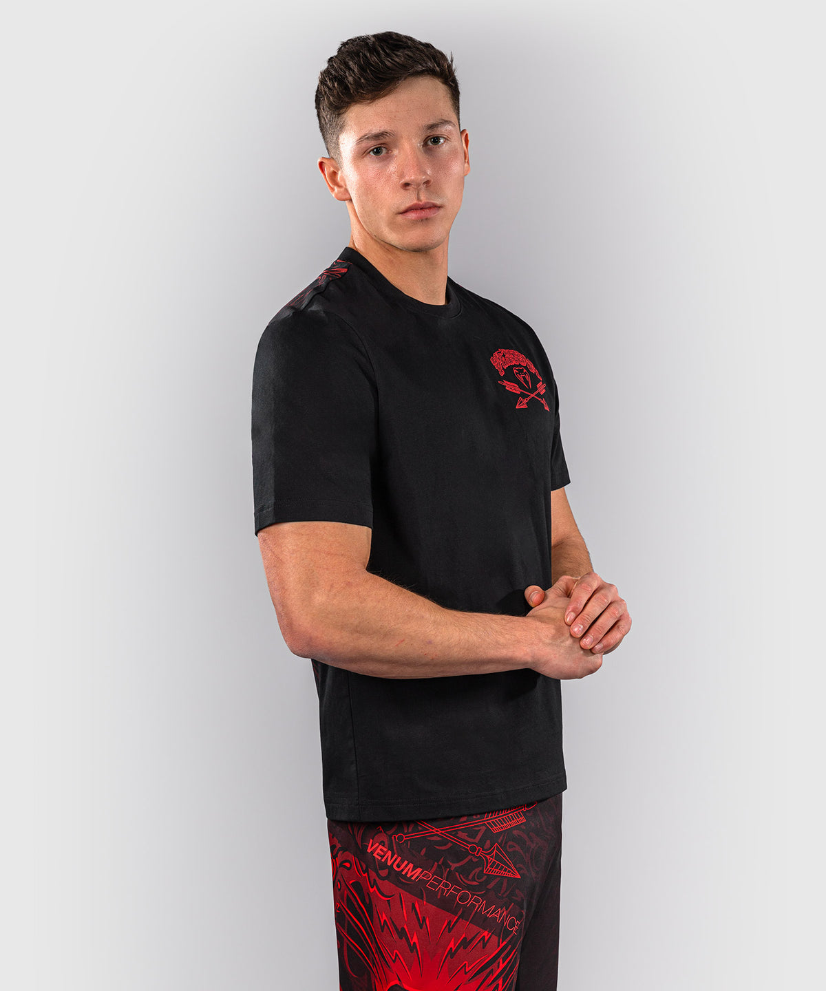 Venum Wolf Atak Camiseta – Negro/Rojo