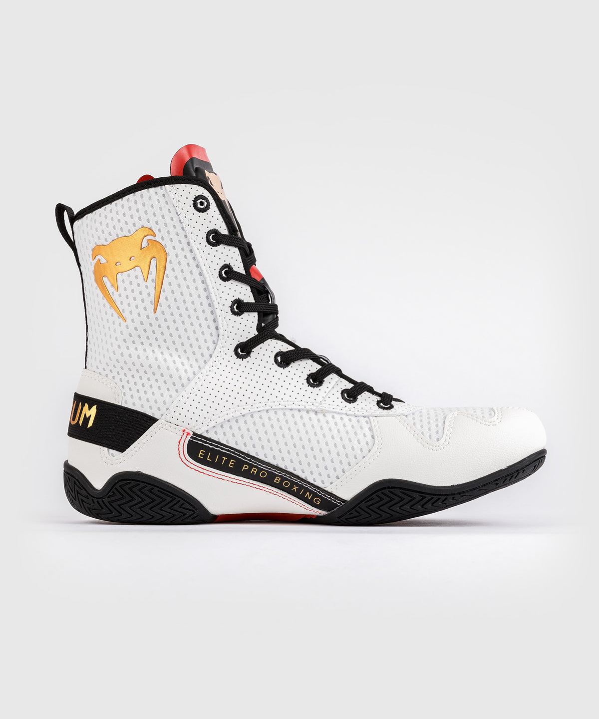 Venum Elite Scarpe da Boxe - Ghiaccio/Oro