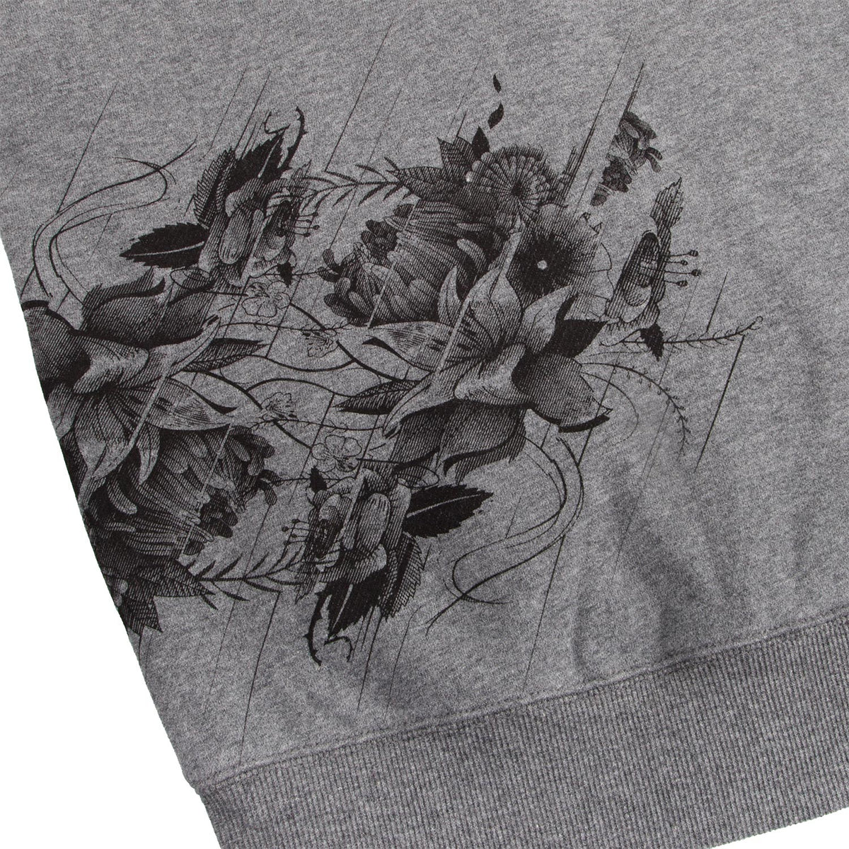 Sudadera  Hoody Venum Floral - Gris Brezo - Para Mujer