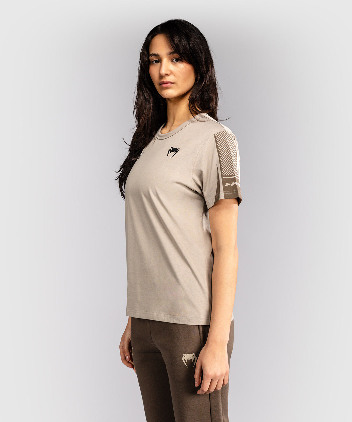 Venum UFC Unity by Venum Authentic Fight Week Camiseta de Manga Corta para Mujer - Arena