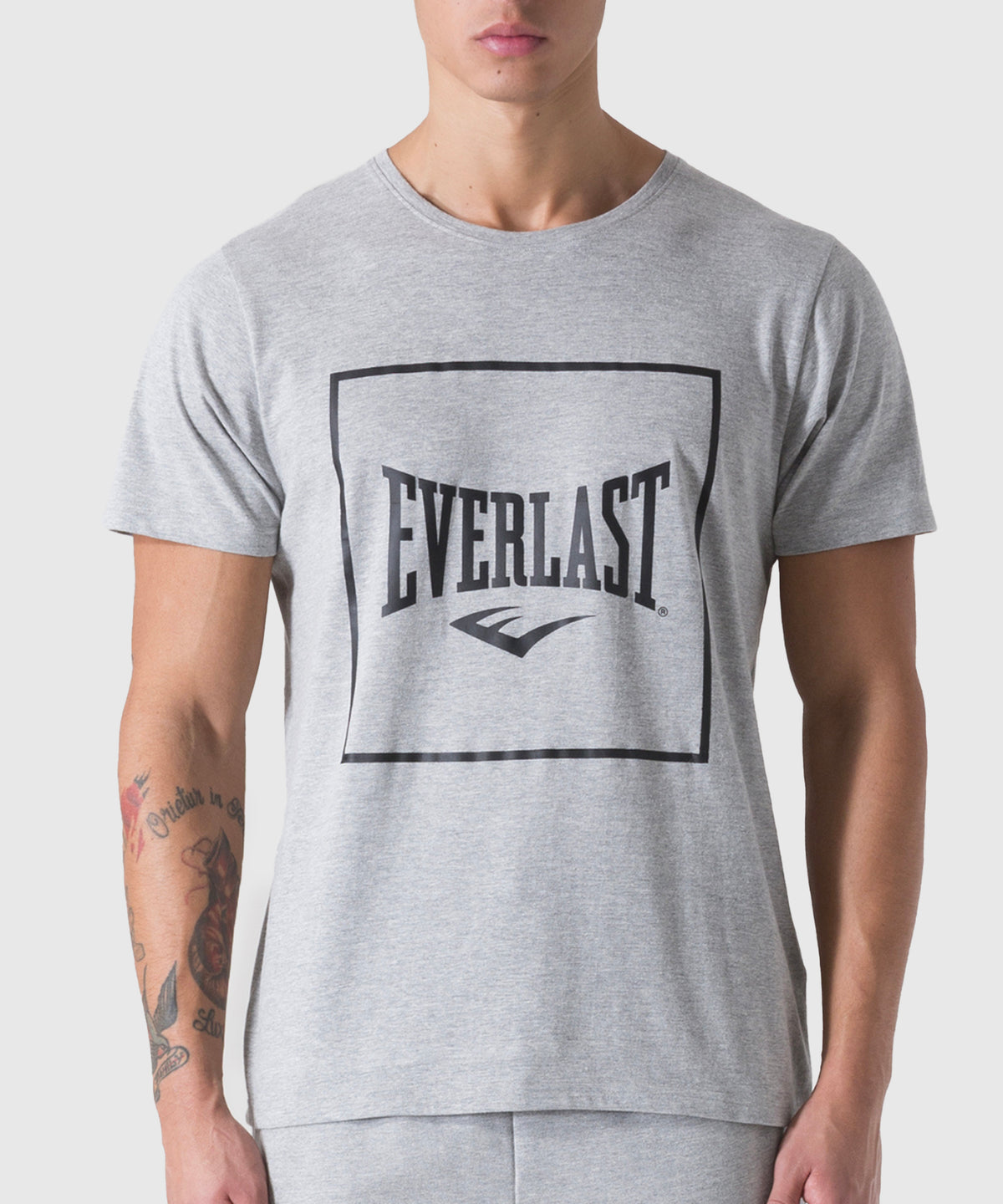 Everlast Regular Square T-shirt - Grigio Melange
