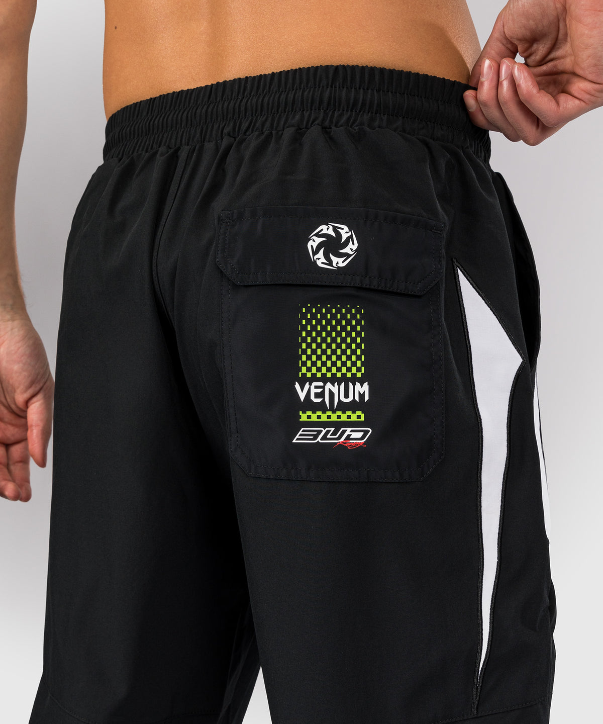 Venum x Bud Racing Joggers Uomo - Nero/Bianco/Verde lime