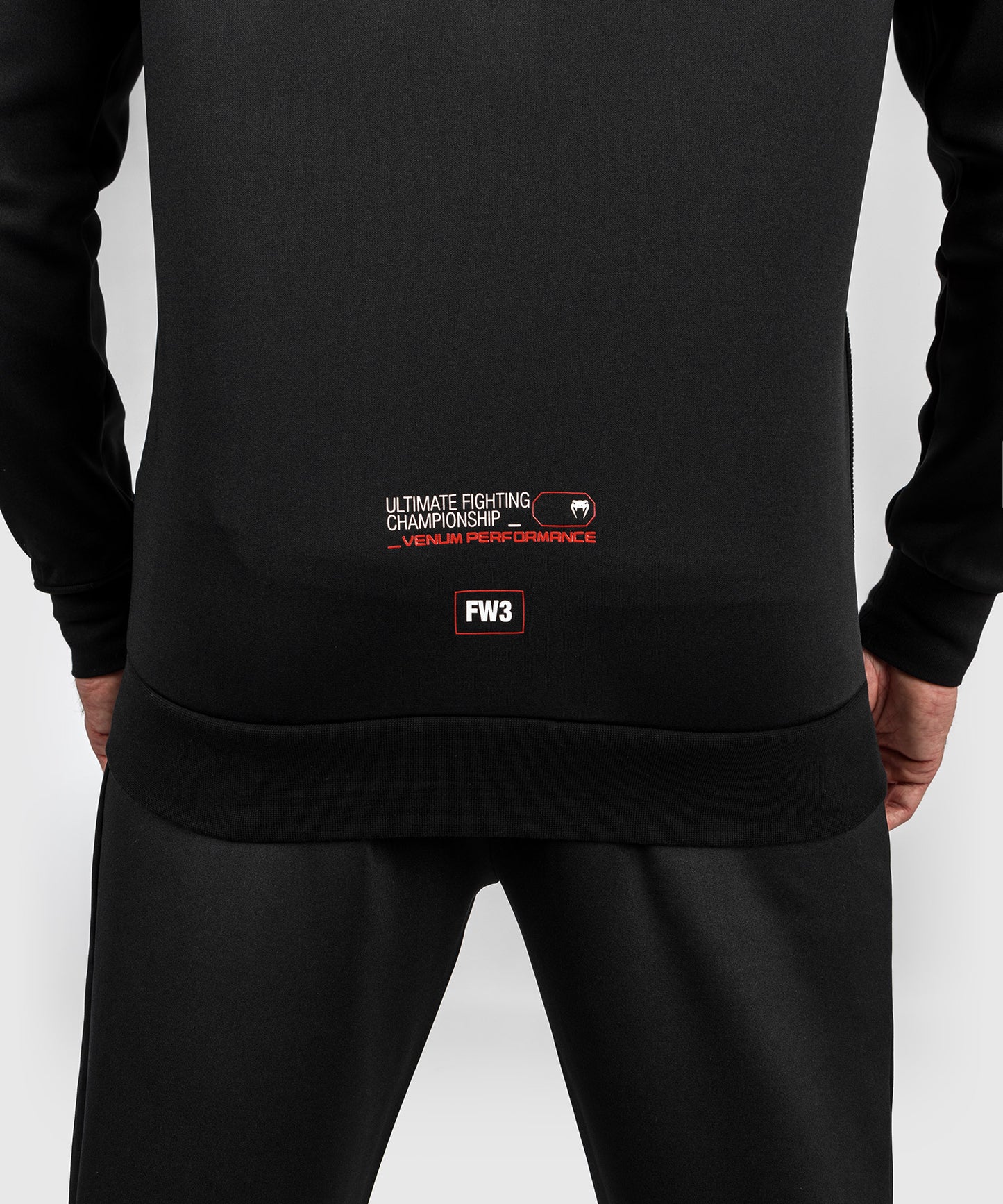 UFC Adrenaline by Venum Fight Week Herren Zip Hoodie - Schwarz