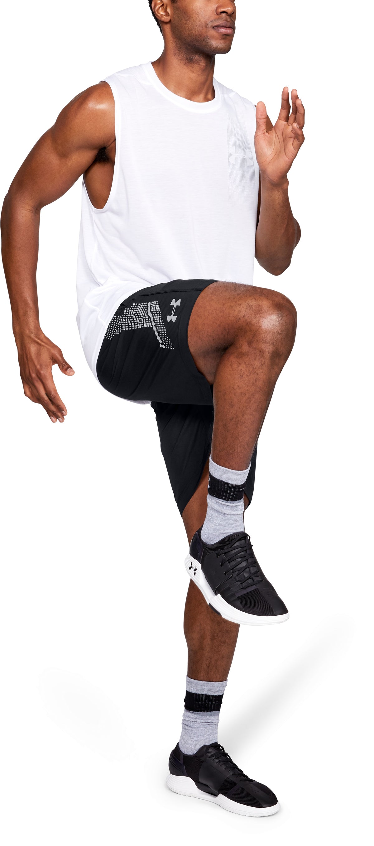 Under Armour Woven Graphic Shorts – Negro 2