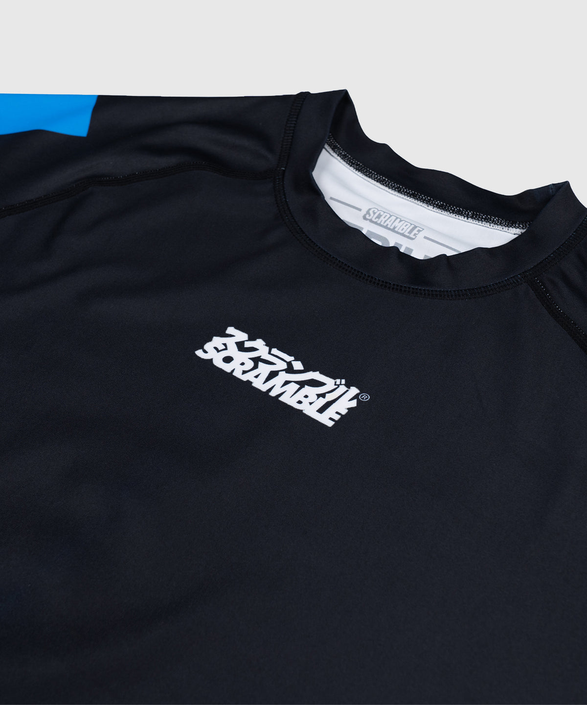 Rashguard À Manches Courtes Scramble Ranked - Bleu