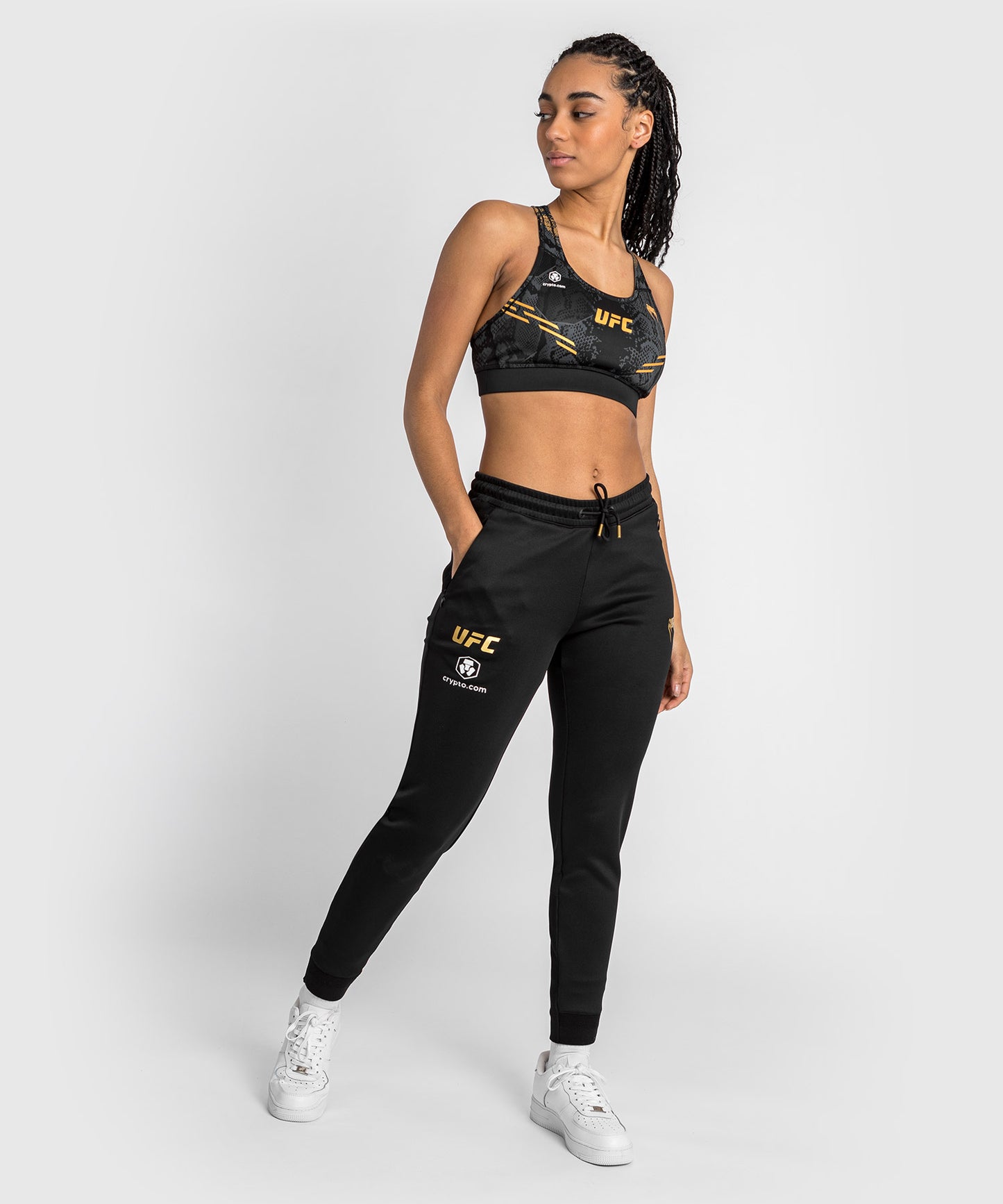 UFC Adrenaline by Venum Authentic Fight Night Walkout-Hose für Frauen Women’s Walkout Pant  - Champion