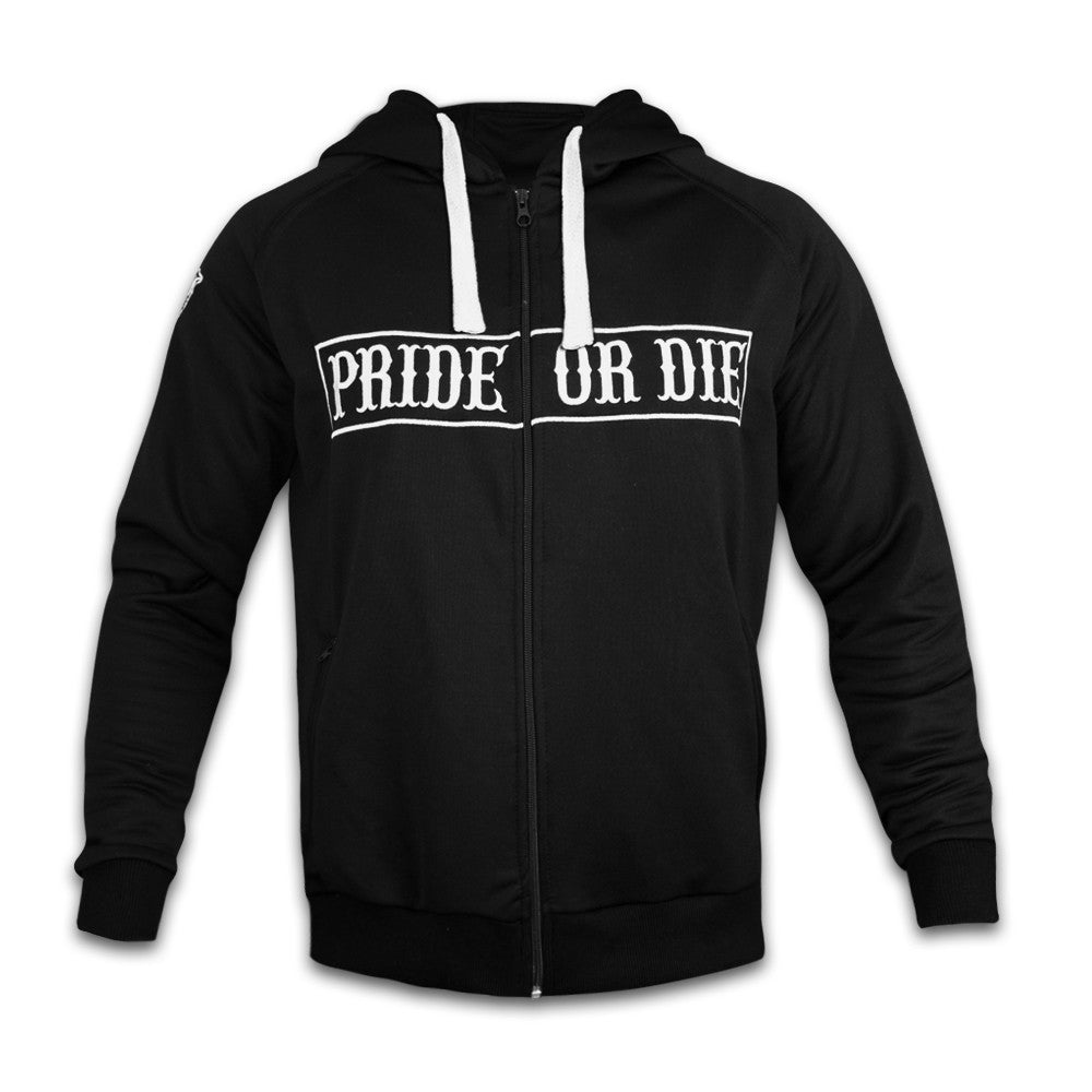 Pride Or Die Fight Club Zip Sweatshirt - Black