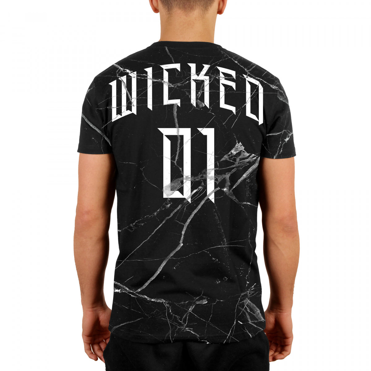 Wicked One Broken Trainings-T-Shirt - Schwarz