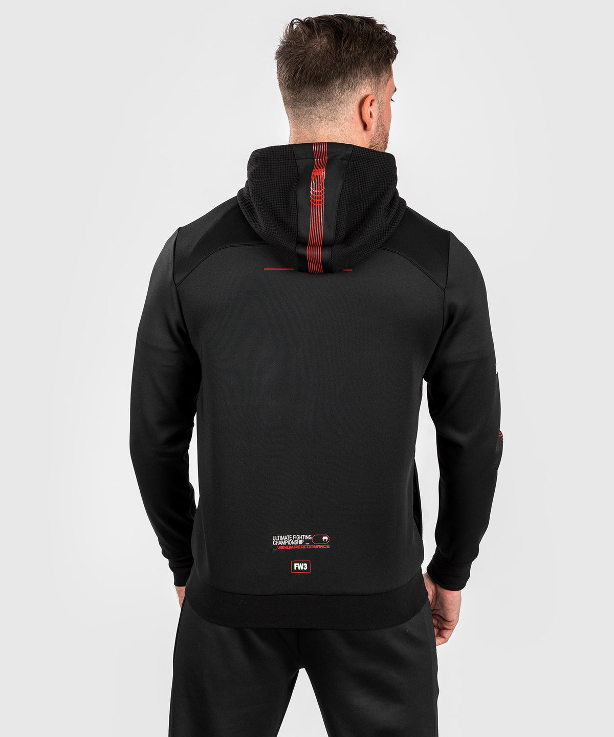 UFC Adrenaline by Venum Fight Week Herren Zip Hoodie - Schwarz