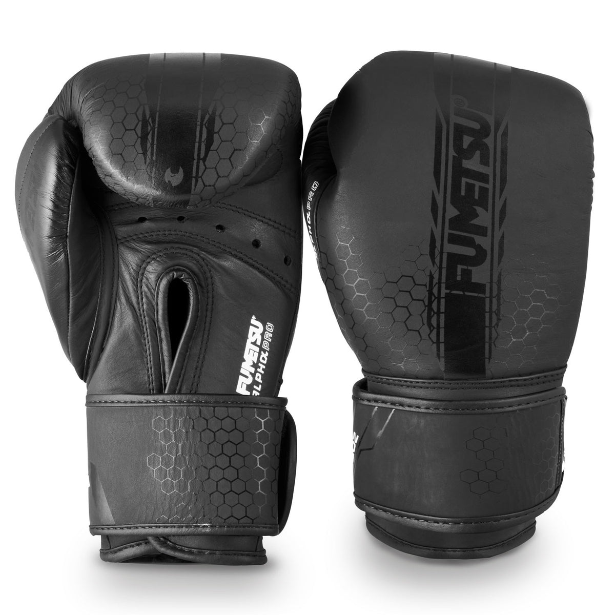 Fumetsu Alpha Pro Guantes de Boxeo - Negro/Negro