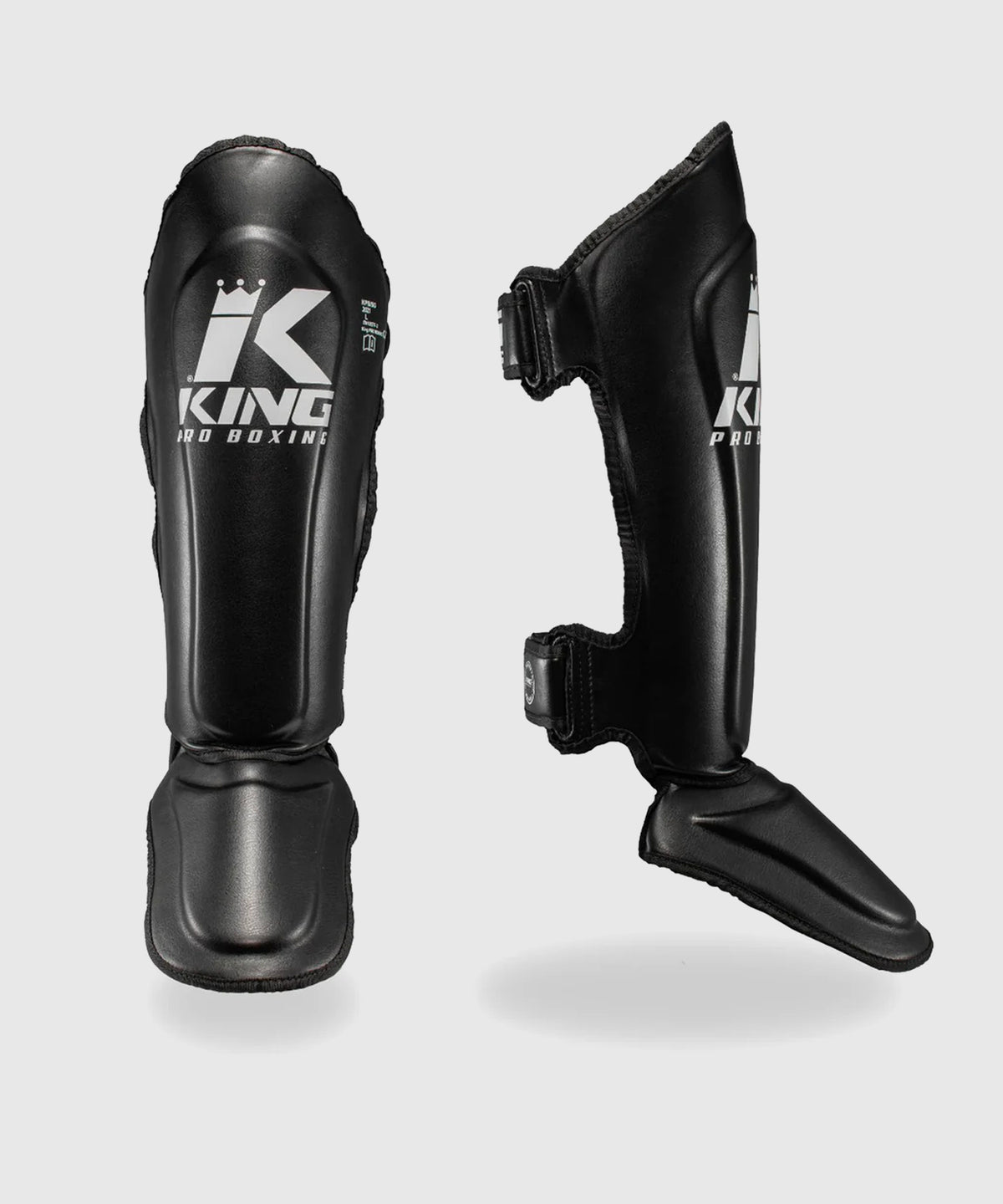 King Pro Boxing Sgl 7 Schienbeinschoner - Schwarz