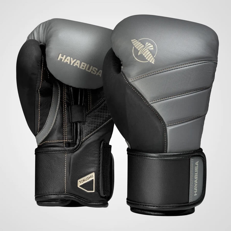 Hayabusa T3 Boxhandschuhe - Anthrazit/Schwarz