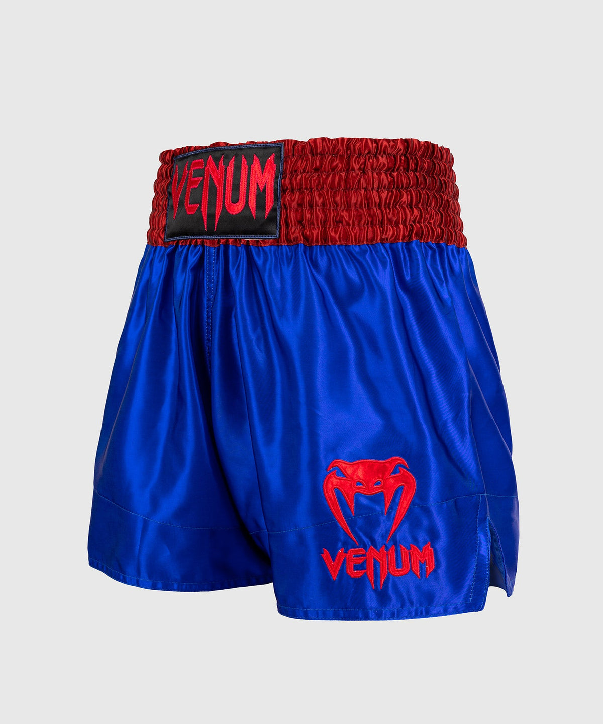 Venum Classic Pantalones Cortos de Muay Thai - Azul Marino/Rojo