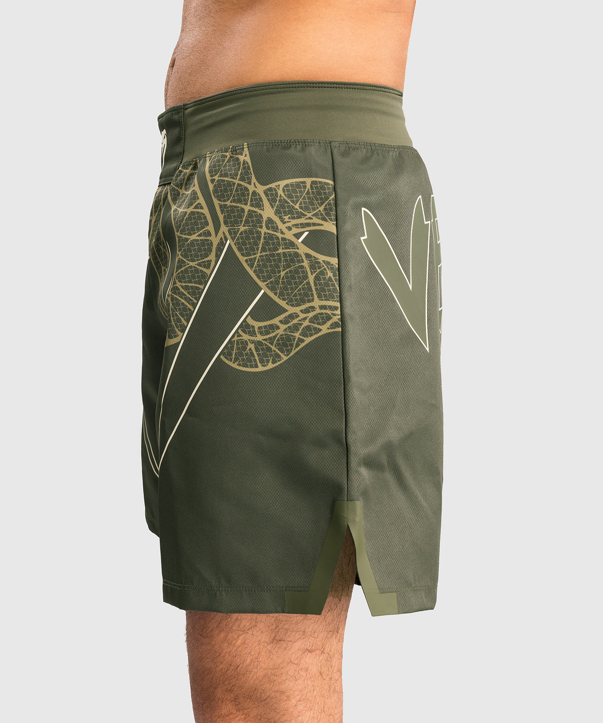 Venum Serpenti Pantalones Cortos de Lucha – Caqui/Bronce/Ivory
