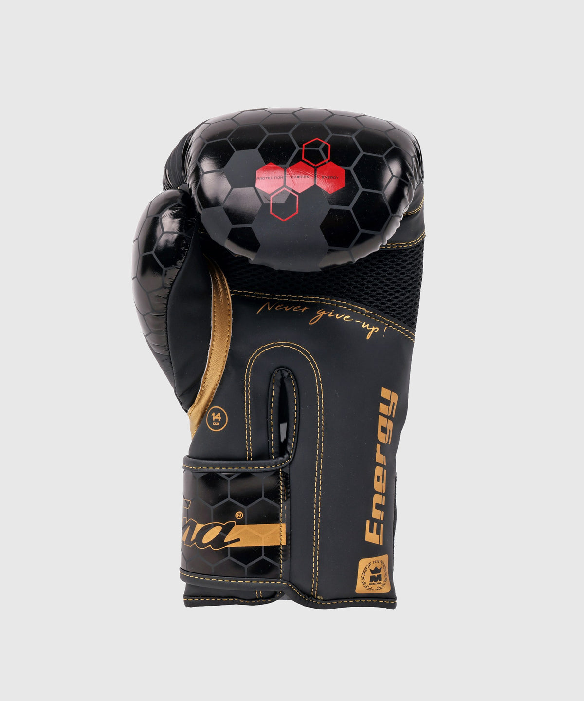 Montana Energy Spartiate Guantes de Boxeo - Negro