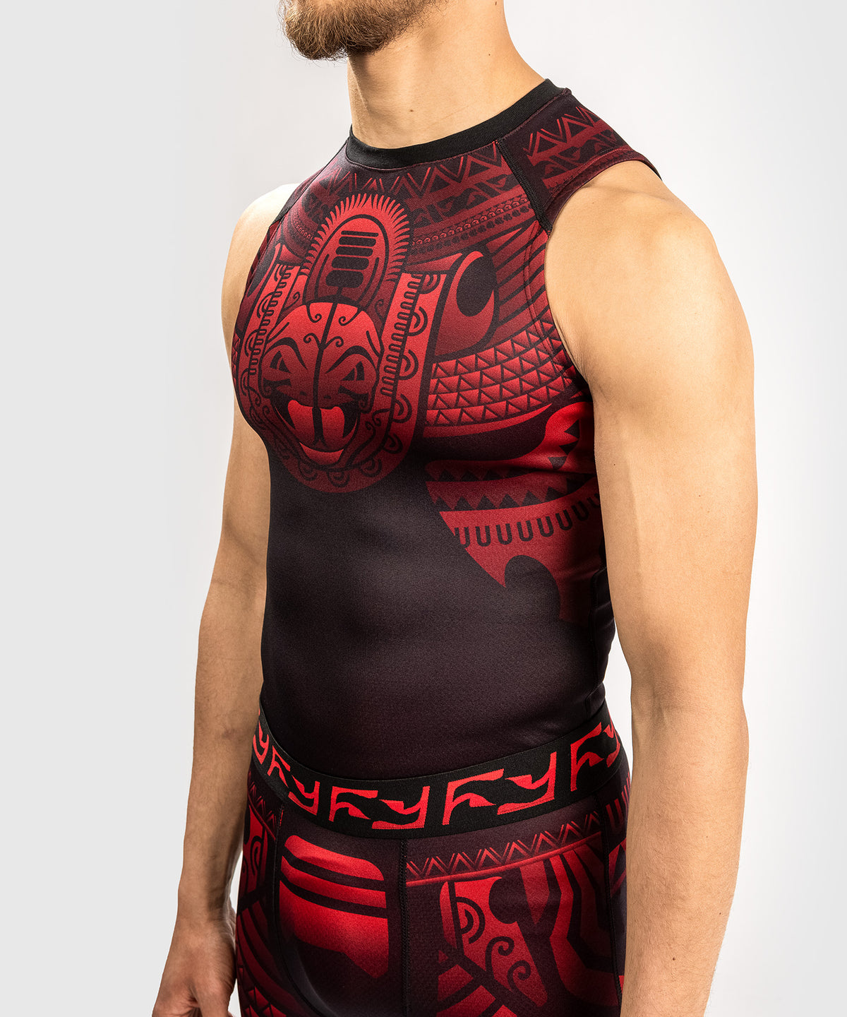 Venum Nakahi Compression Tank Top – Schwarz/Rot