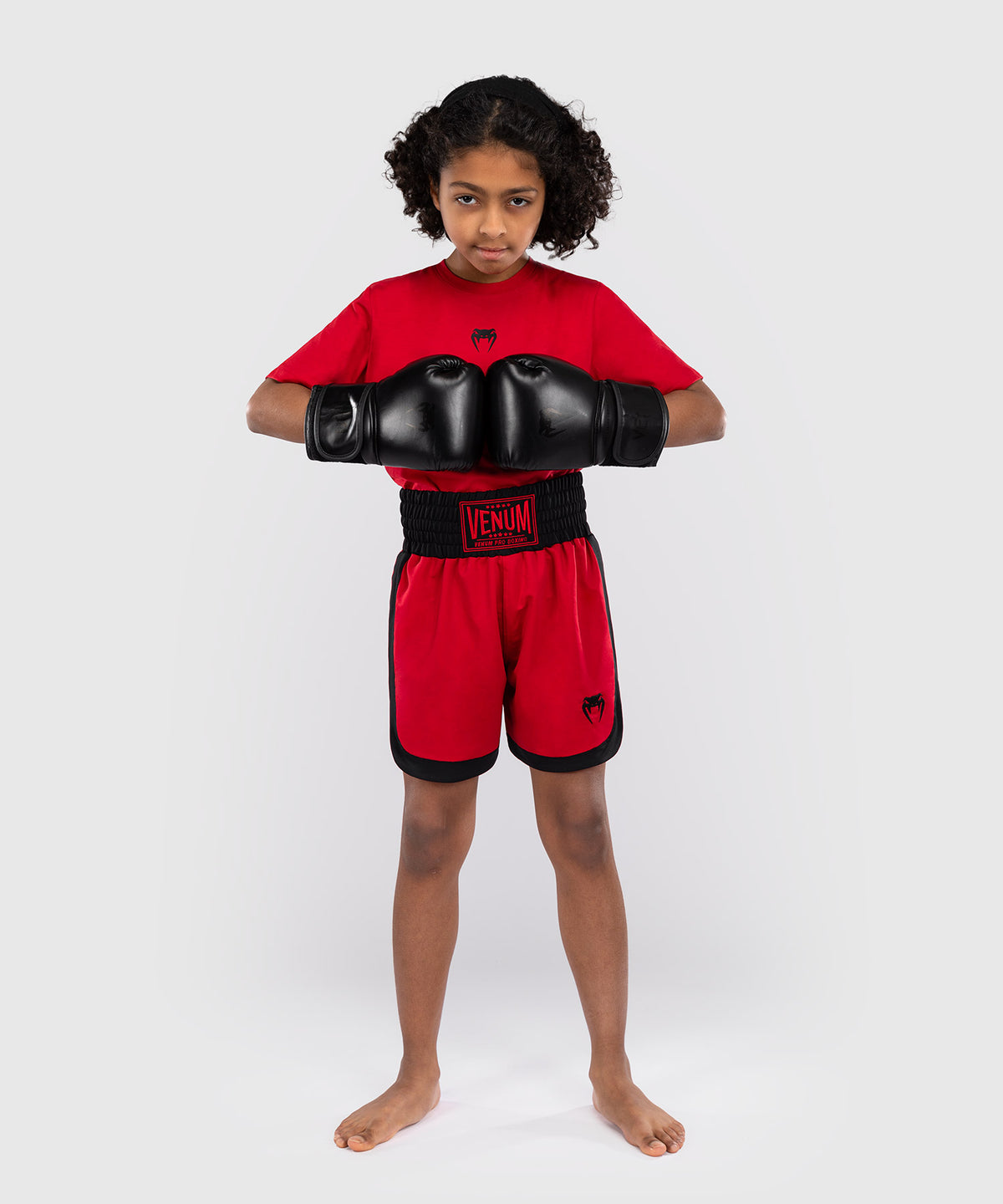 Venum Classic Kids Boxing Shorts - Cherry Red