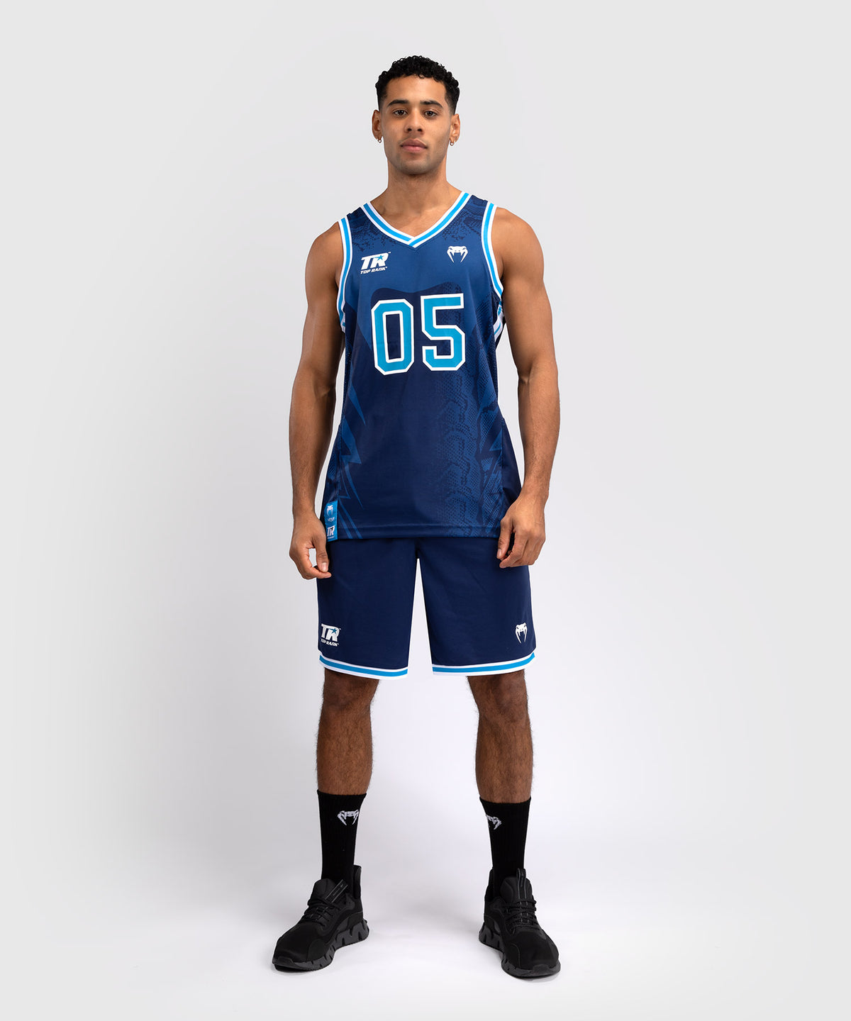 Venum x Top Rank Original Pantaloncini da Basket da Uomo - Blu Navy