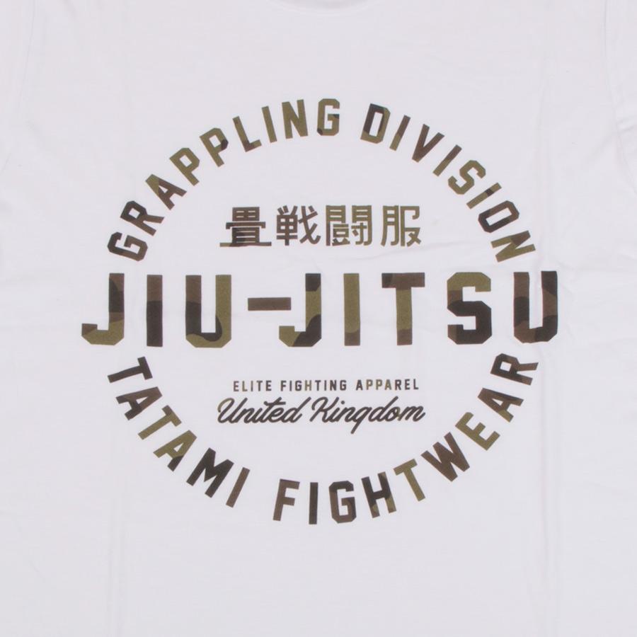 T-shirt Tatami Official Jiu-Jitsu Camo - Blanc