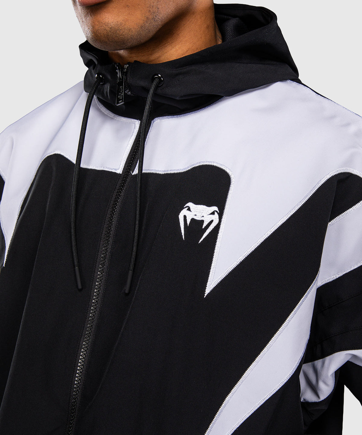 Veste de survêtement Venum Attack 90 - Blanc/Noir