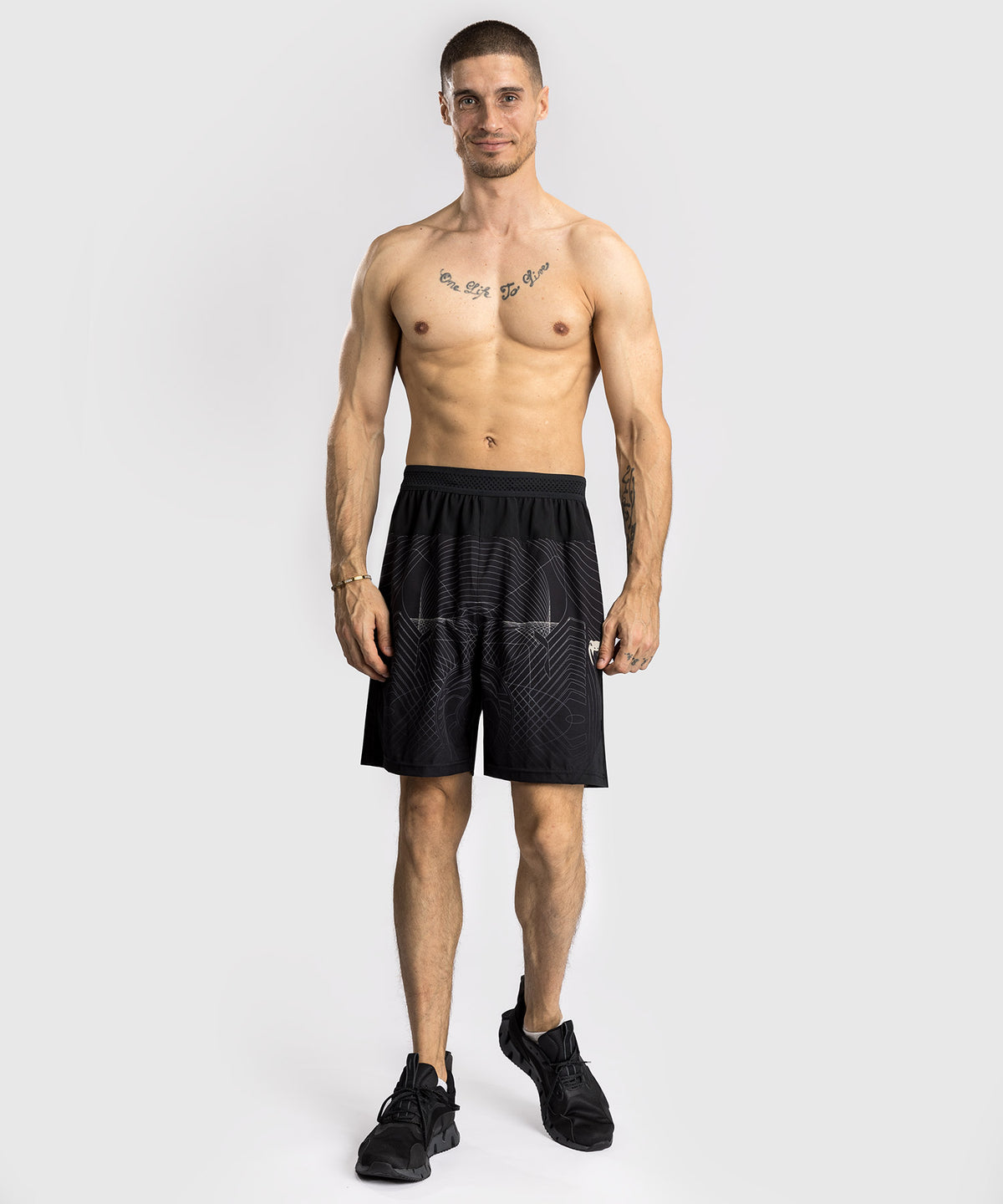 Venum G-Fit Air Pantalones Cortos de Entrenamiento para Hombre - deep Black/desert Sand