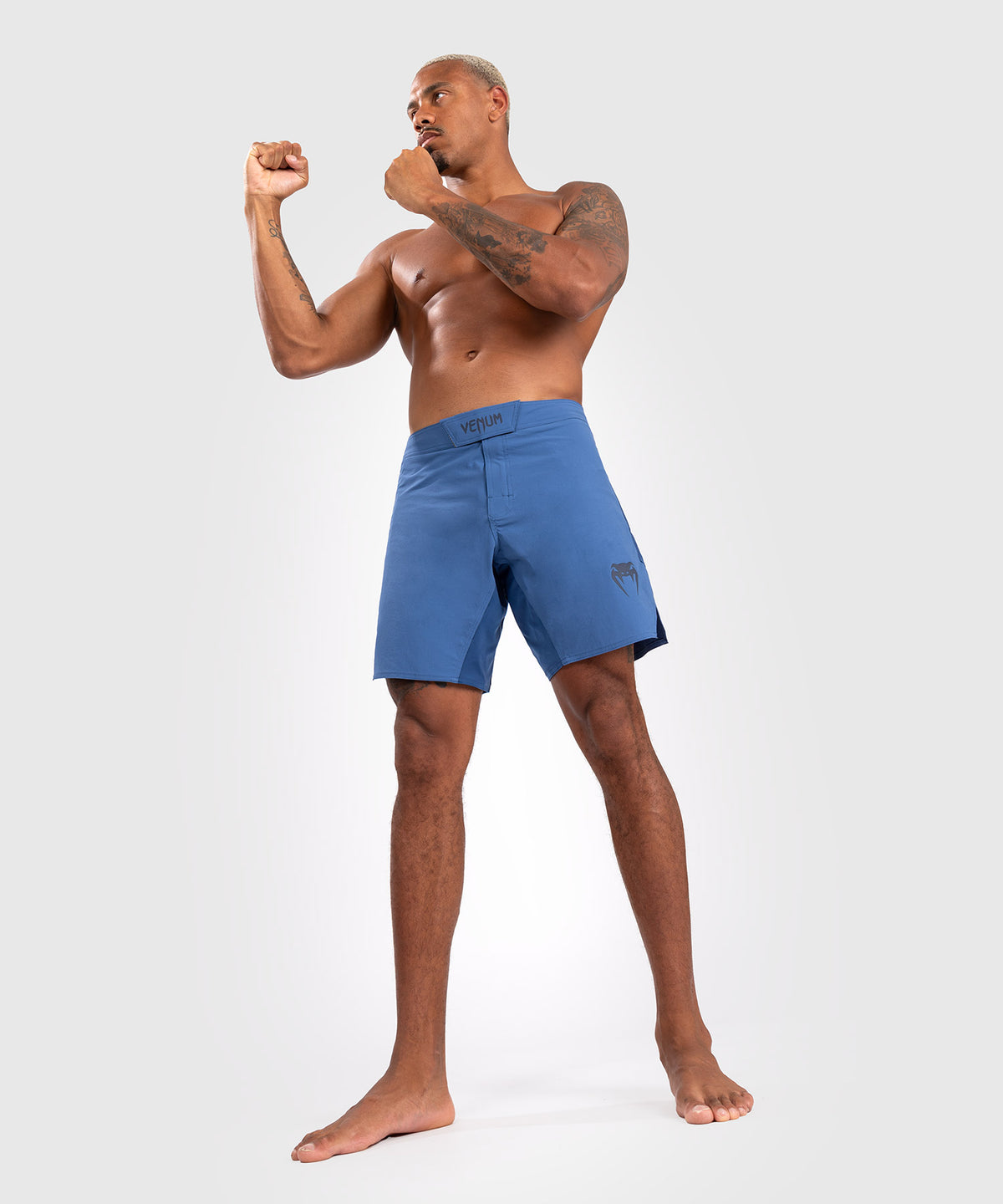 Short de combat pour homme Venum Contender - Bleu