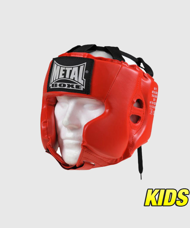 Casque Multiboxe Kinder Kopfschutz – Rot
