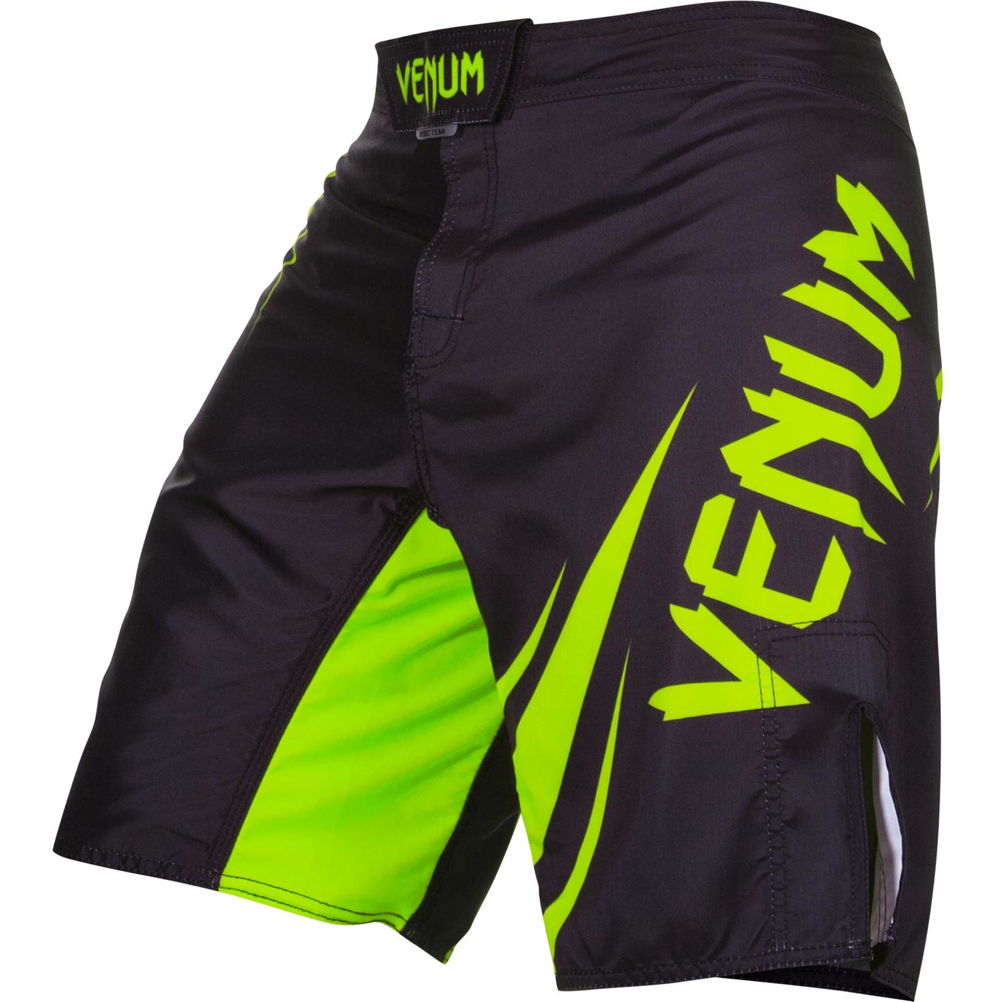 Fightshort Venum Challenger - Noir/Jaune Fluo
