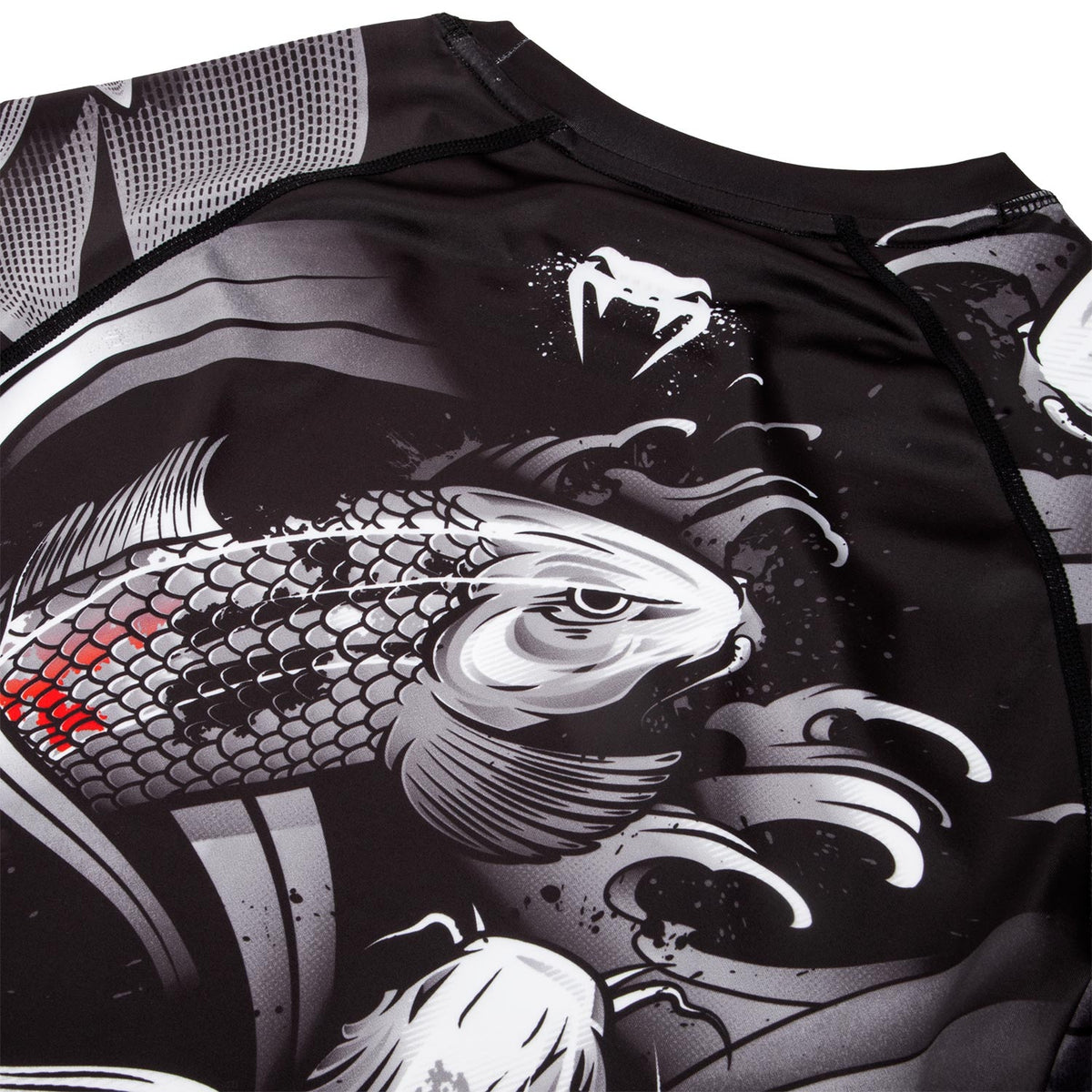 Venum Koi 2.0 Rashguard - Kurzarm - Schwarz/Weiß
