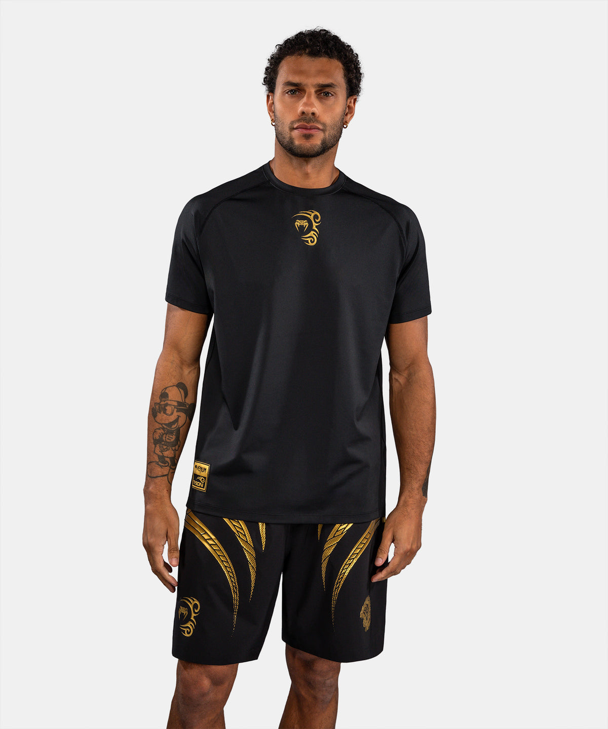 Venum x Mike Tyson Tiger Maglietta Dry Tech - Nero/Oro