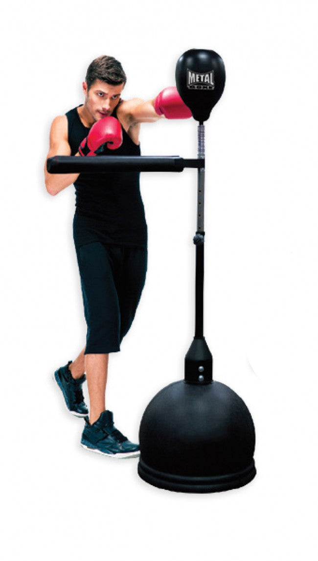 Punching-ball Adulto Metal Boxeo "Power Spin" – Negro