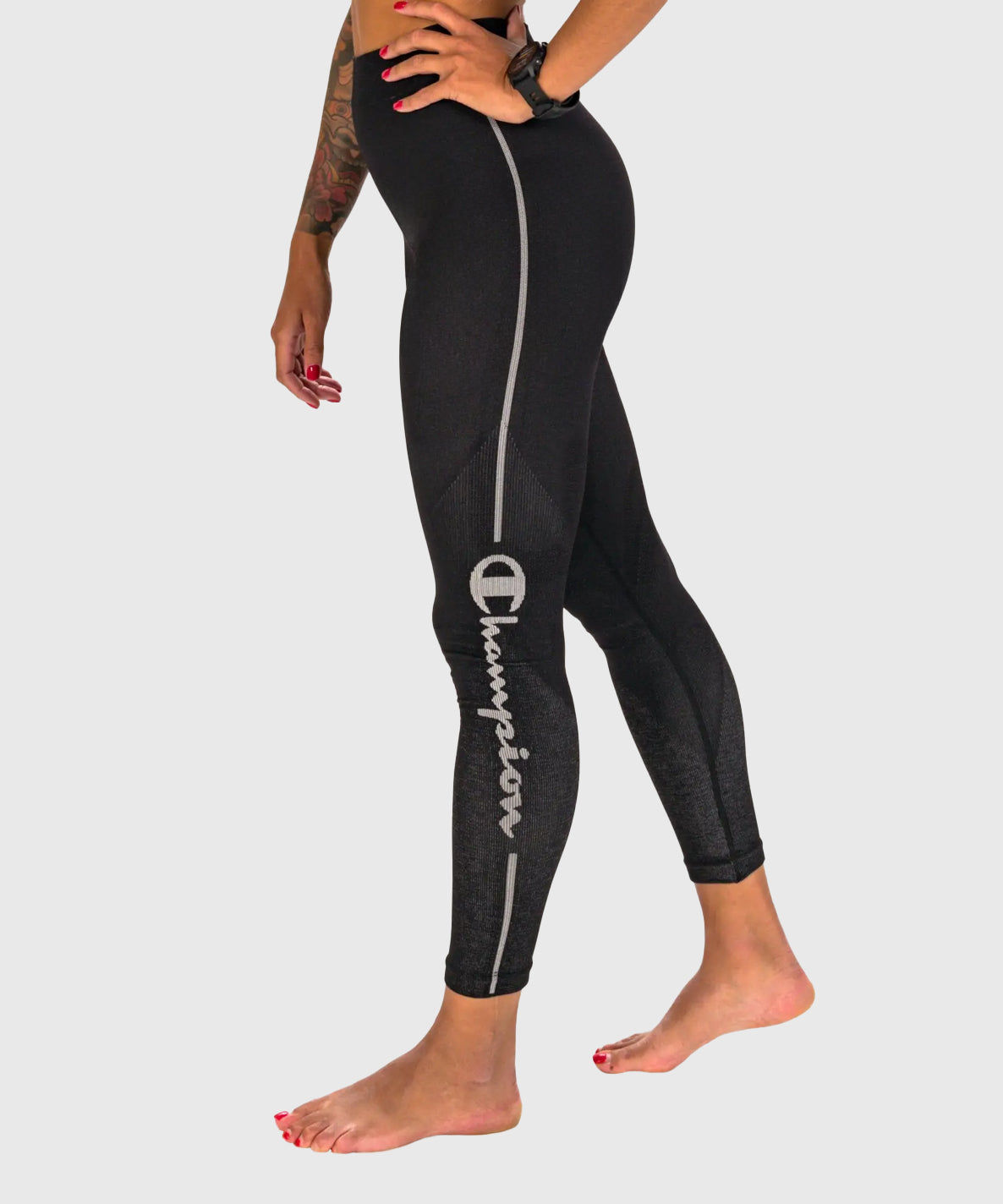 Champion Seamless Damen Leggings - Schwarz